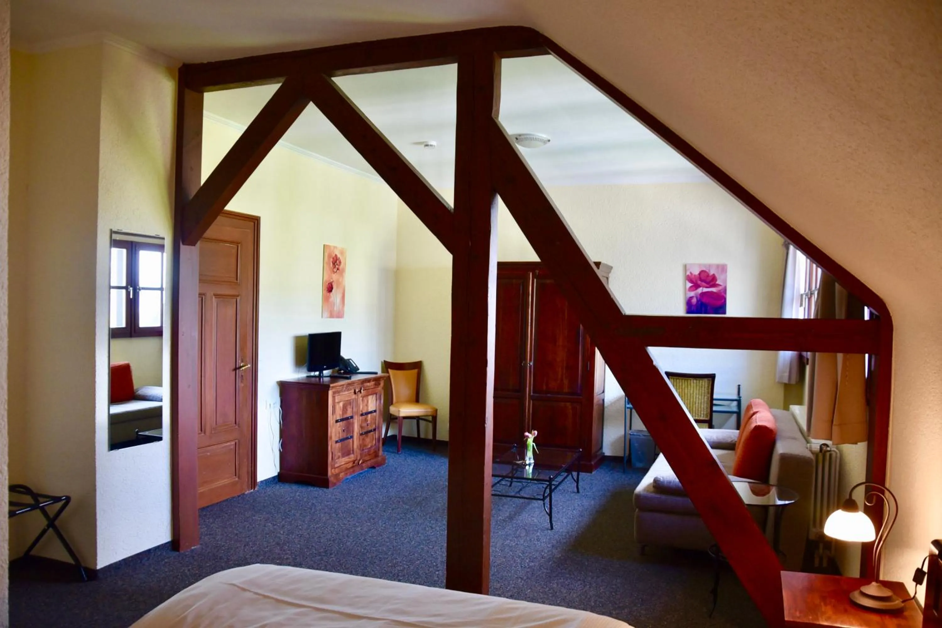 Living room, Bed in Hotel & Chalets Herrihof