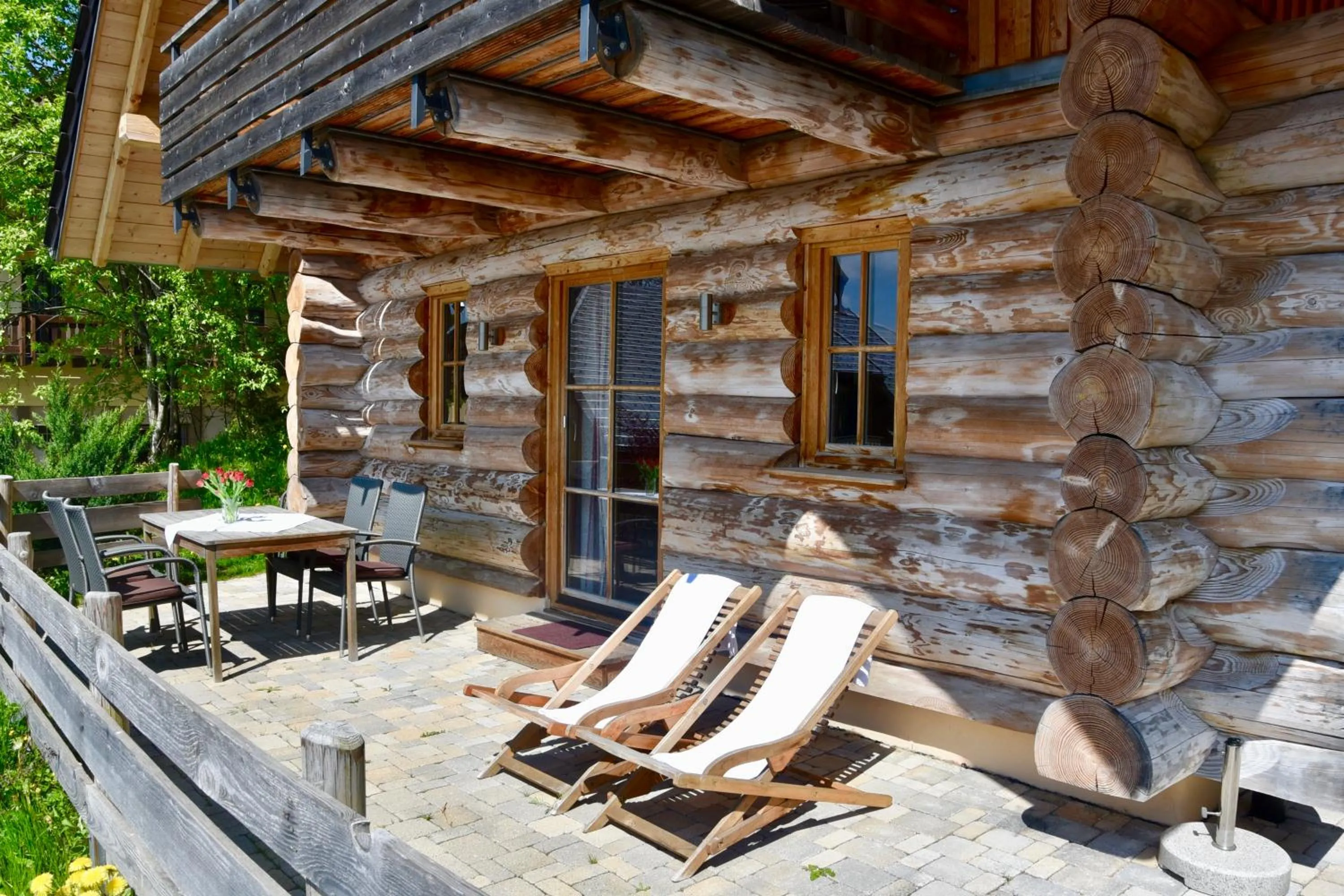 Balcony/Terrace in Hotel & Chalets Herrihof