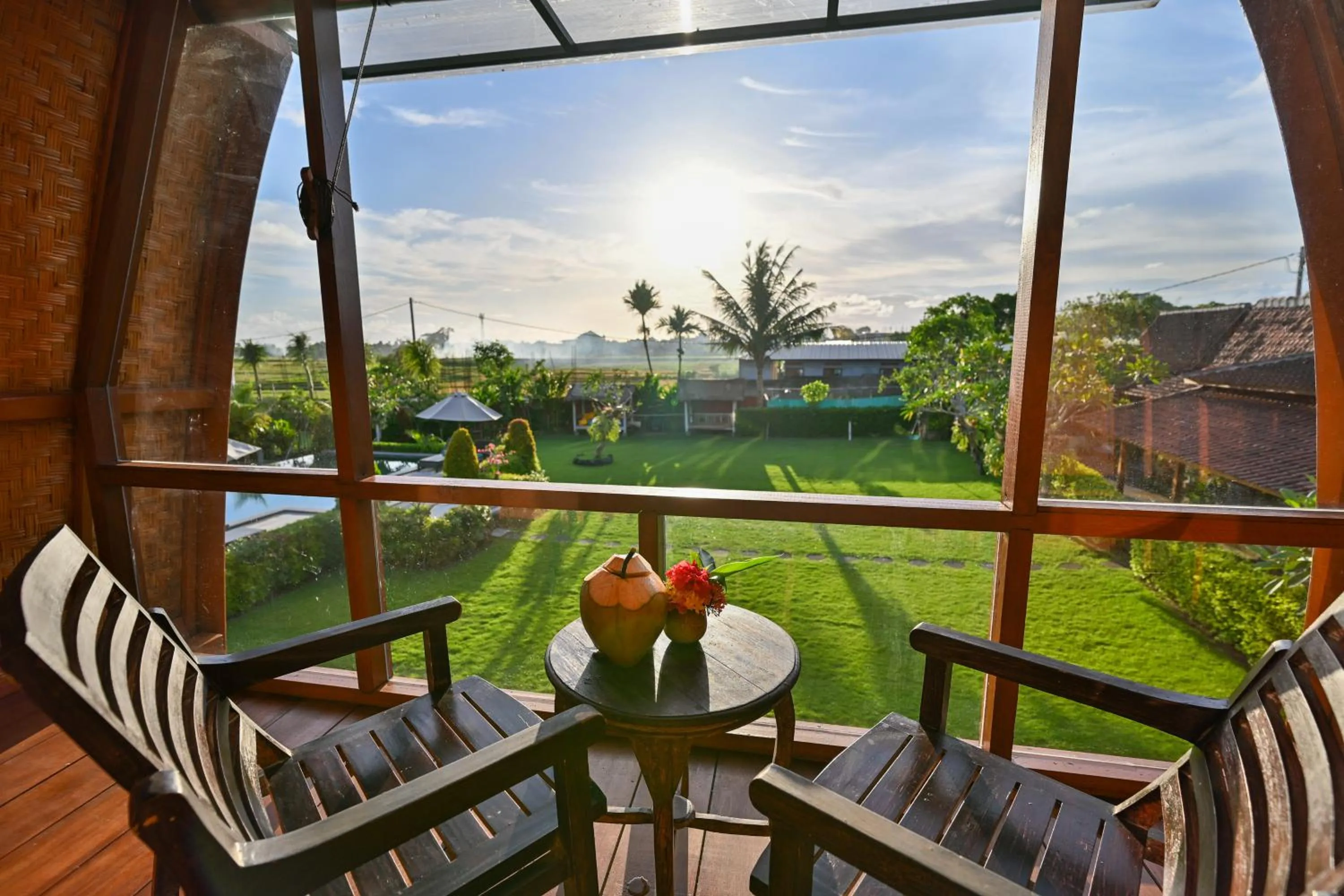View (from property/room) in Canggu Wooden Green Paradise