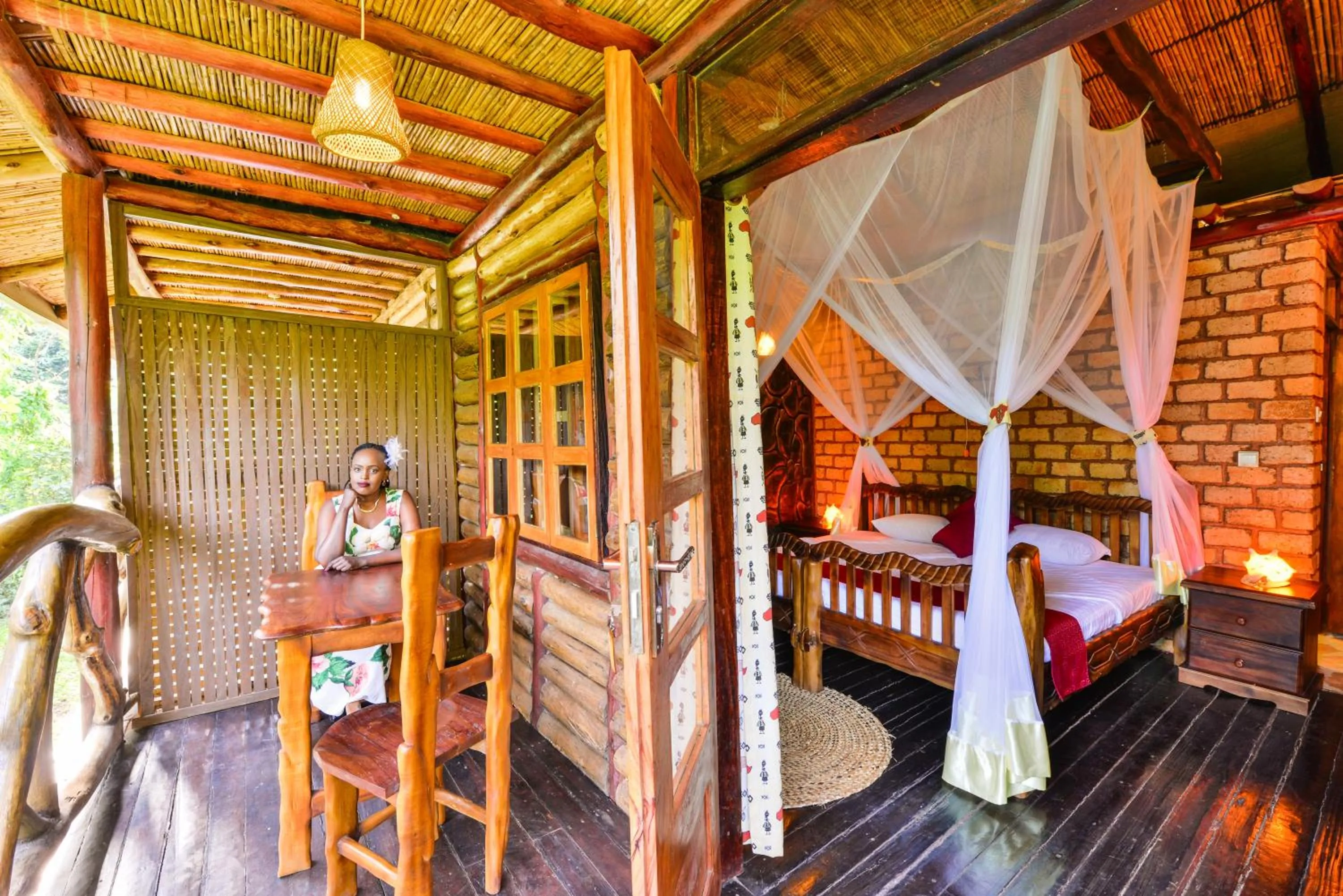 Bed in Serenada Eco Resort