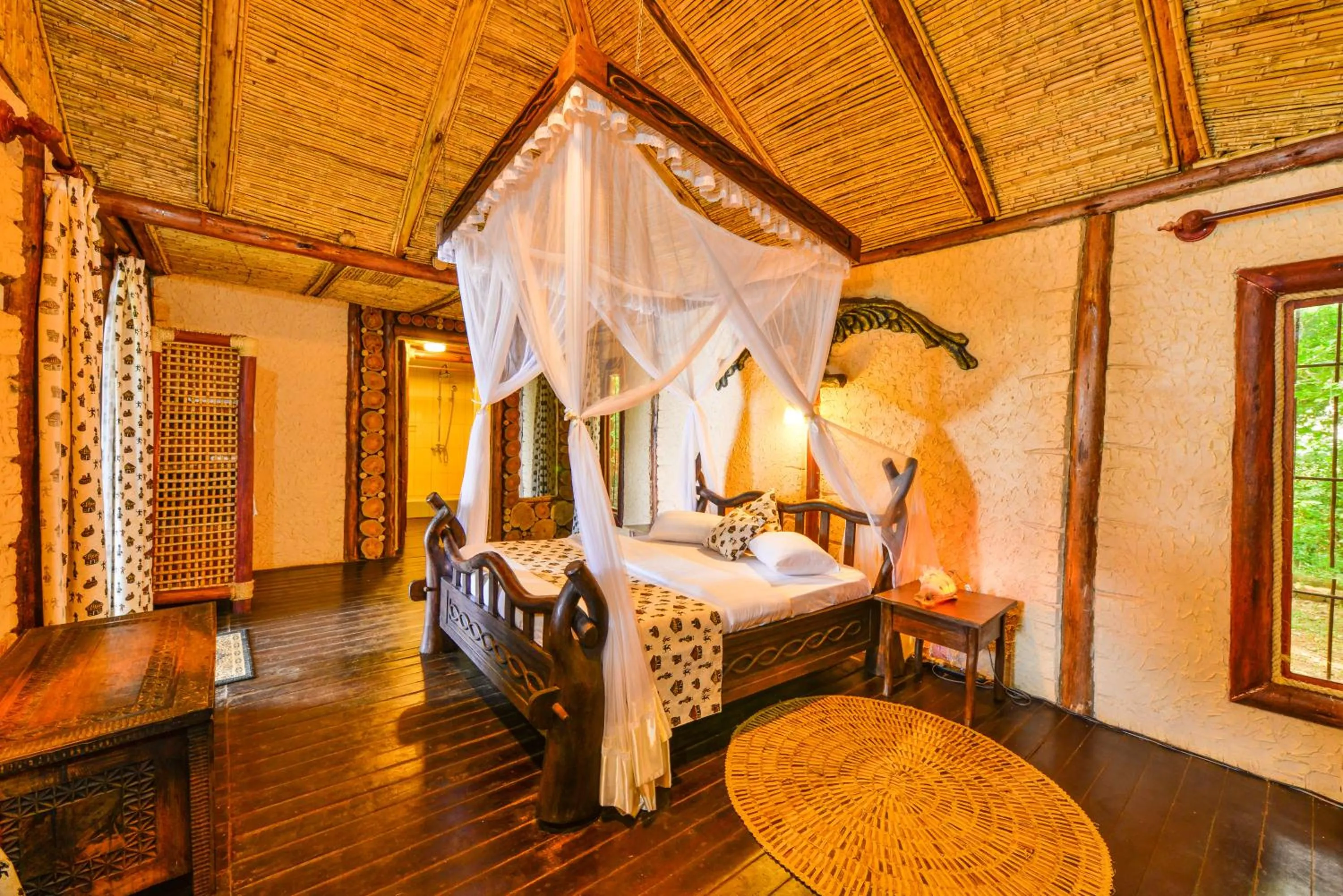 Bed in Serenada Eco Resort