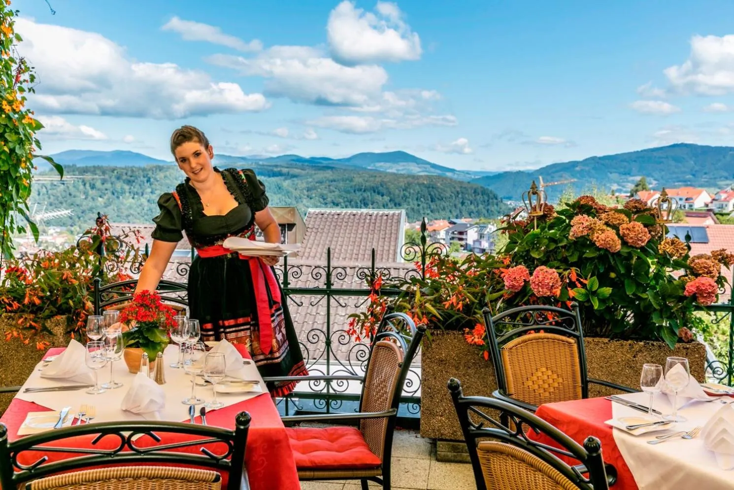 Balcony/Terrace in Hotel Restaurant Krone & Wellness - Schopfheim