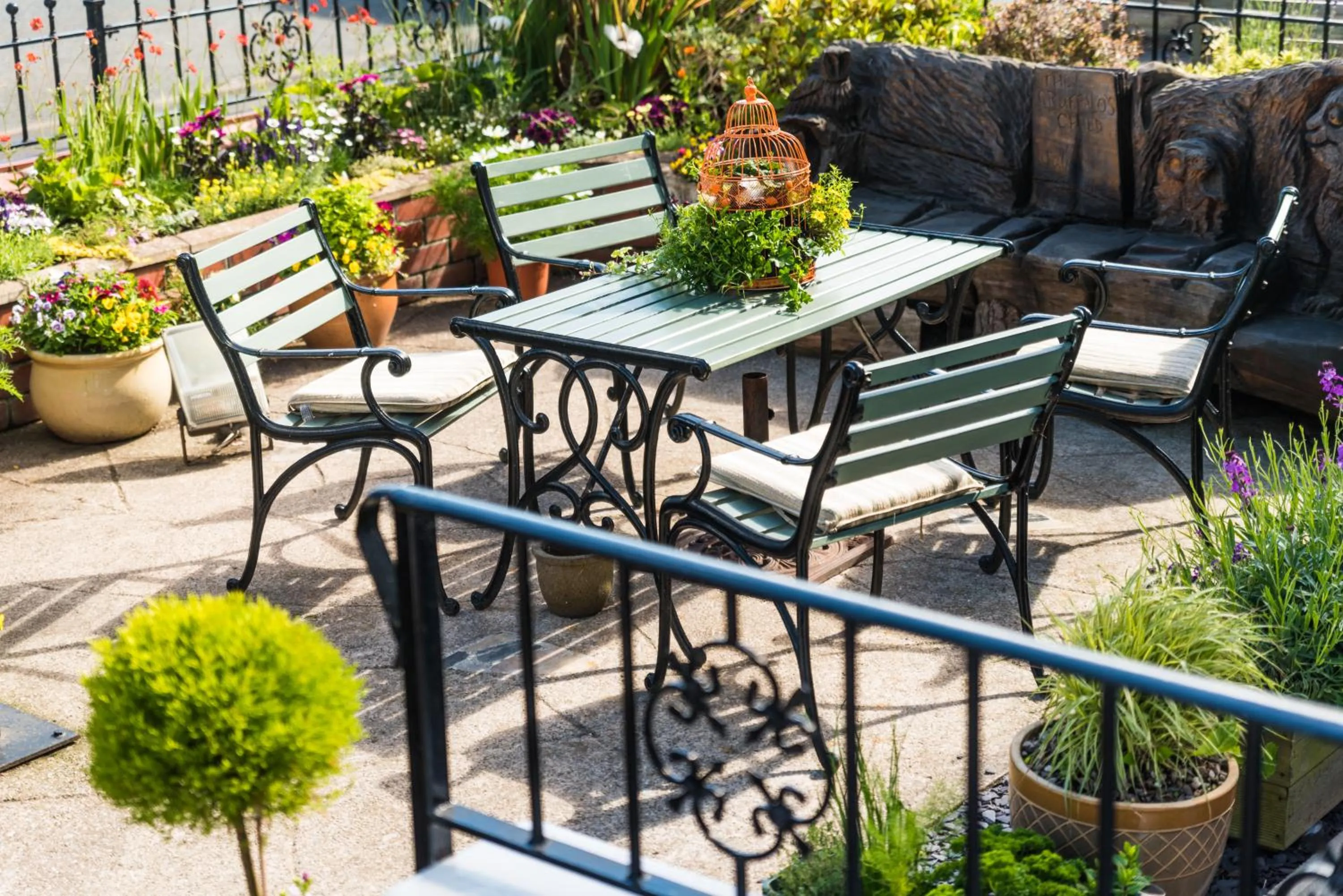 Garden view in The Grafton Guest House