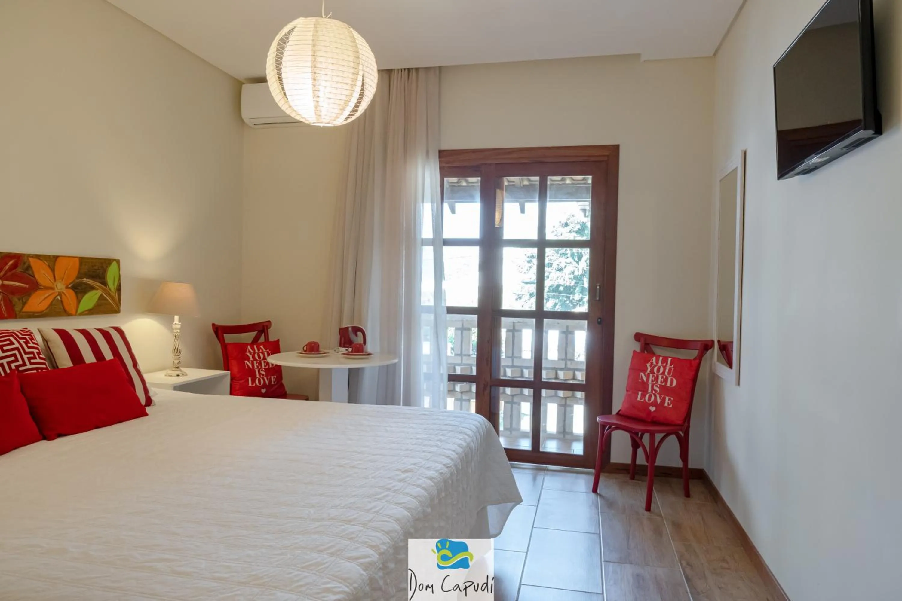 Bed in Pousada Dom Capudi