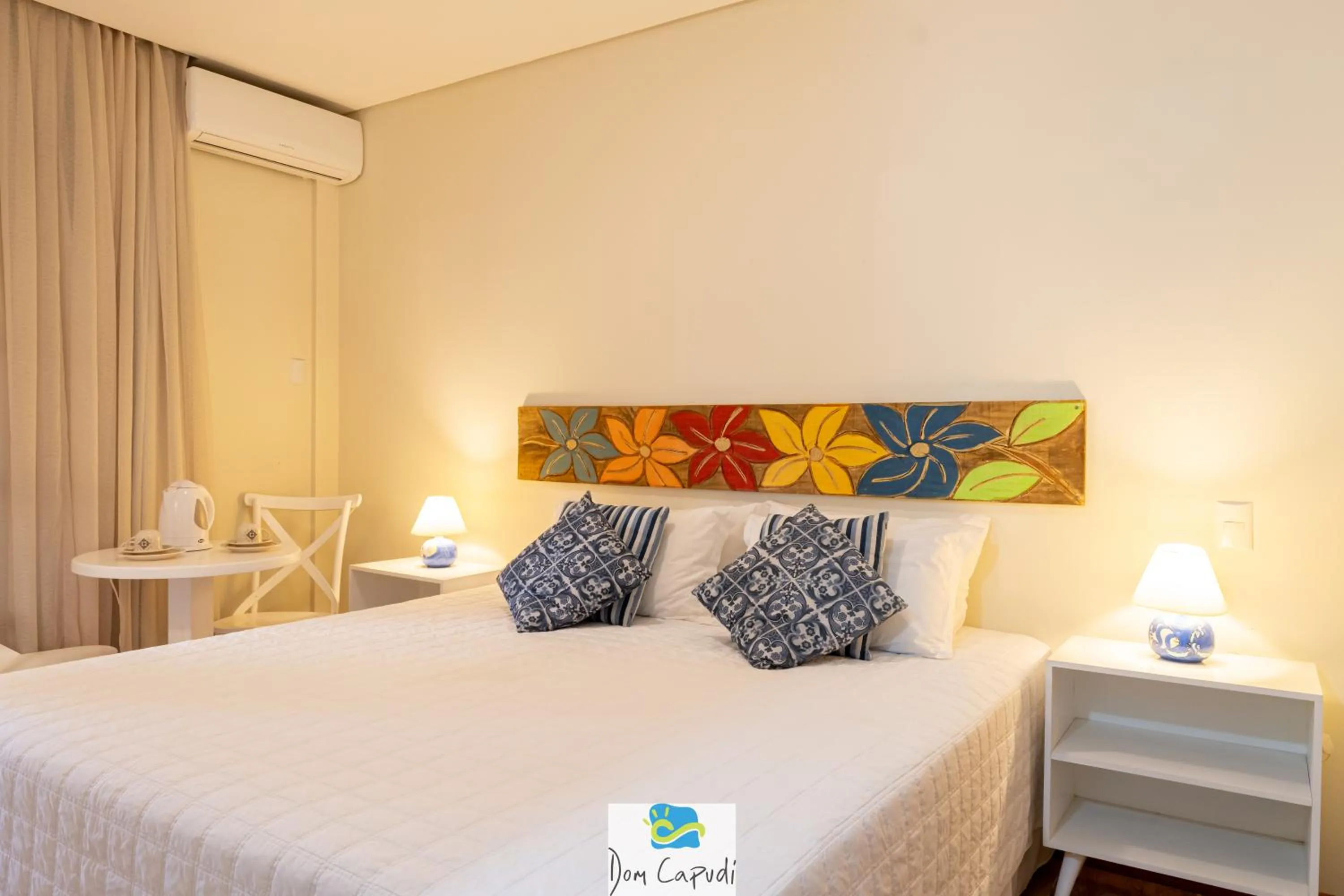 Bed in Pousada Dom Capudi