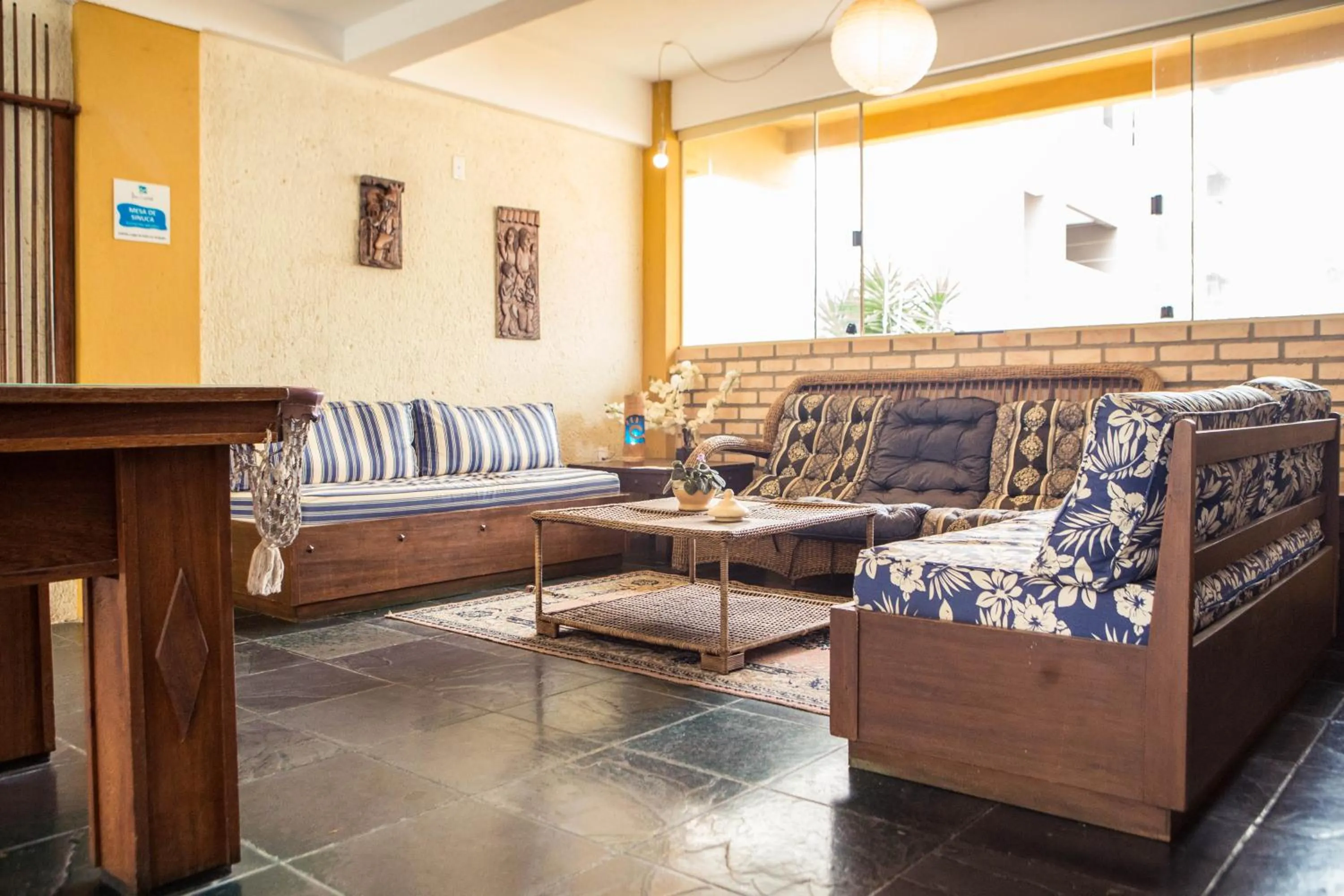 Living room in Pousada Dom Capudi