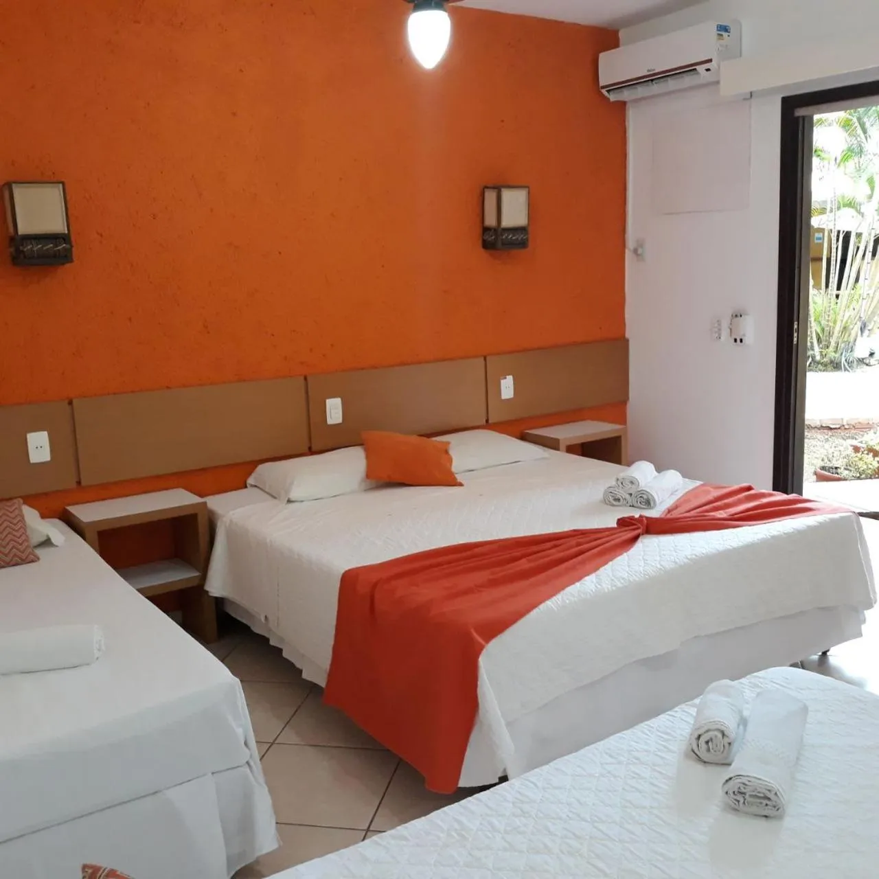 Bed in Pousada Dom Capudi