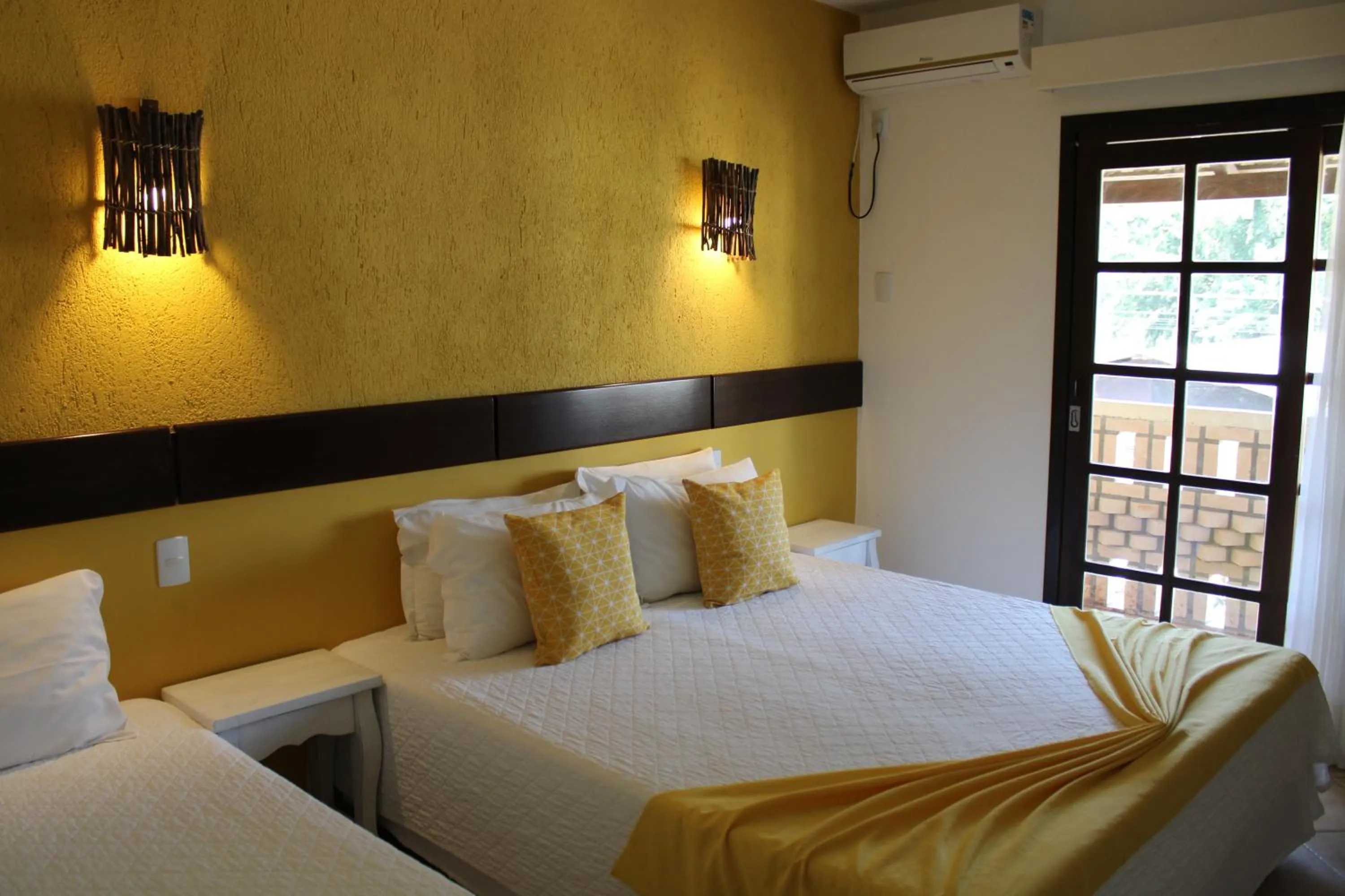 Bed in Pousada Dom Capudi