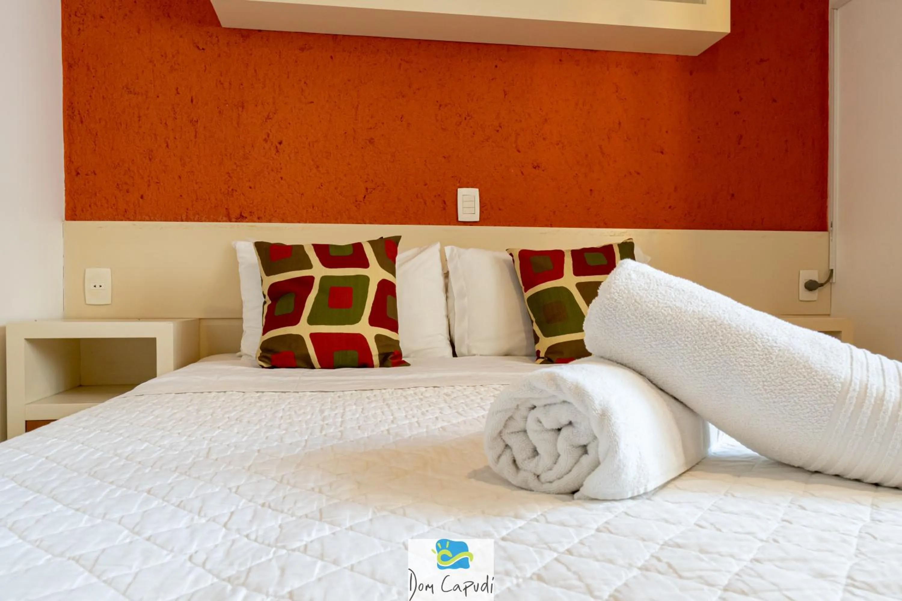 Bed in Pousada Dom Capudi