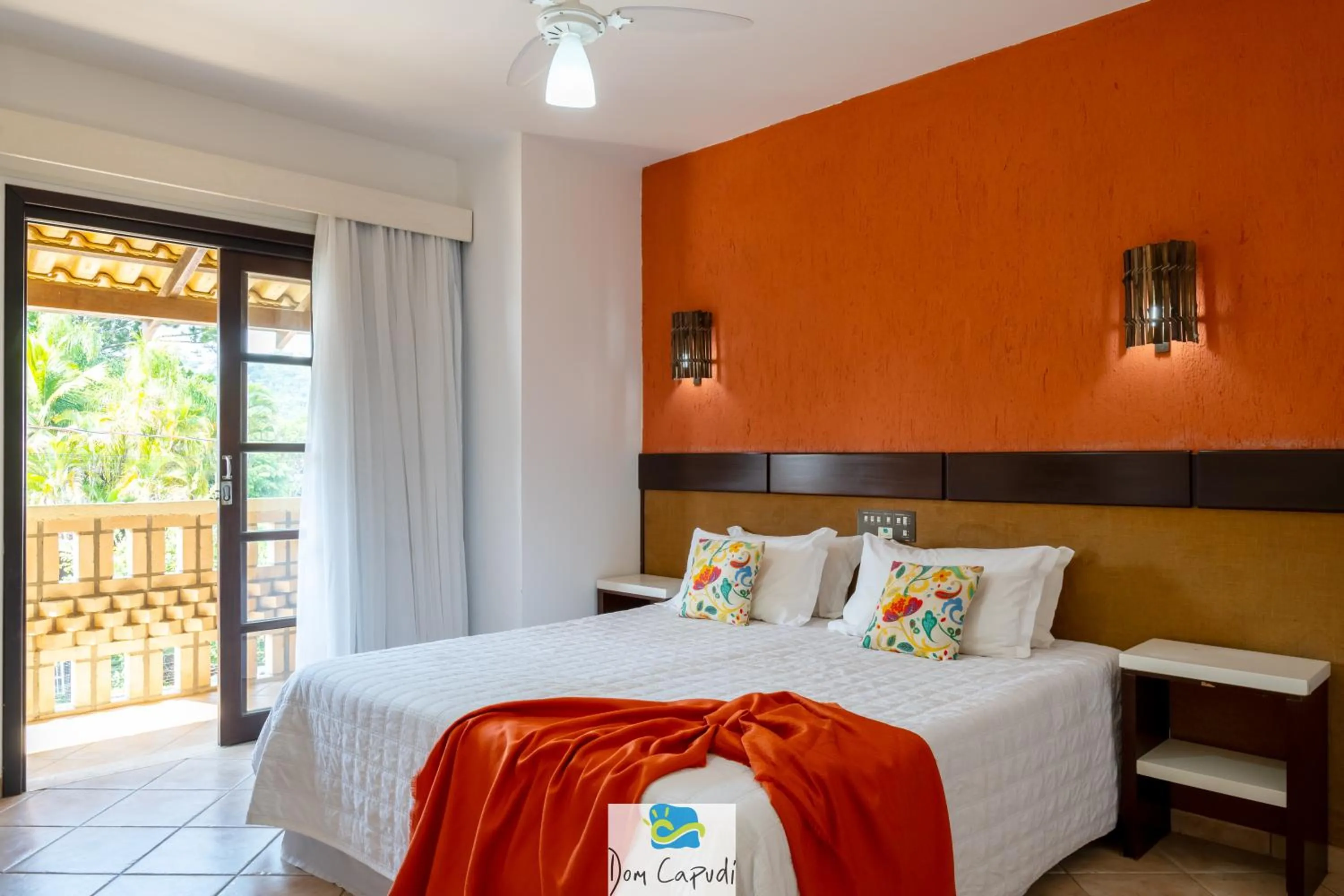 Bed in Pousada Dom Capudi