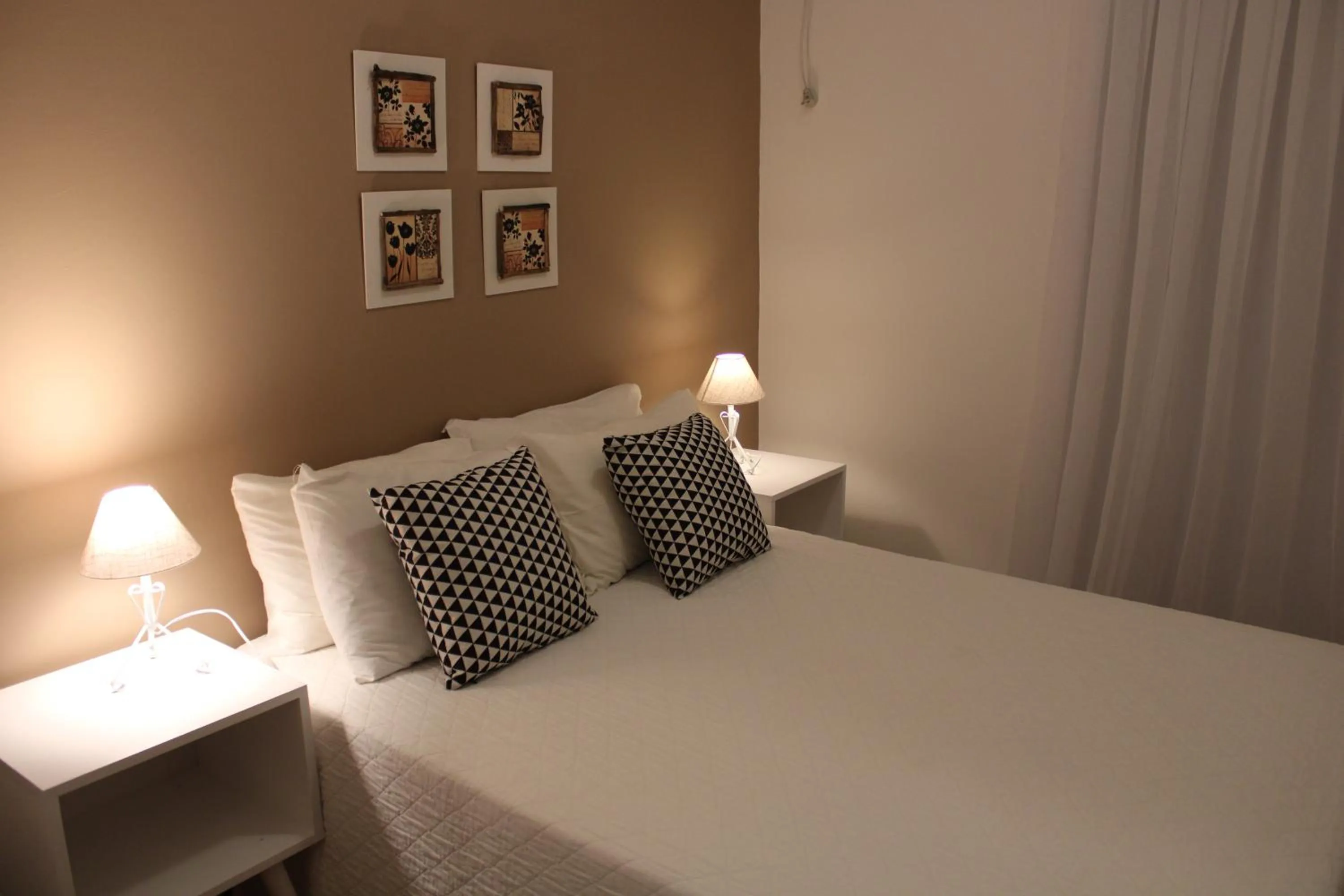 Bed in Pousada Dom Capudi