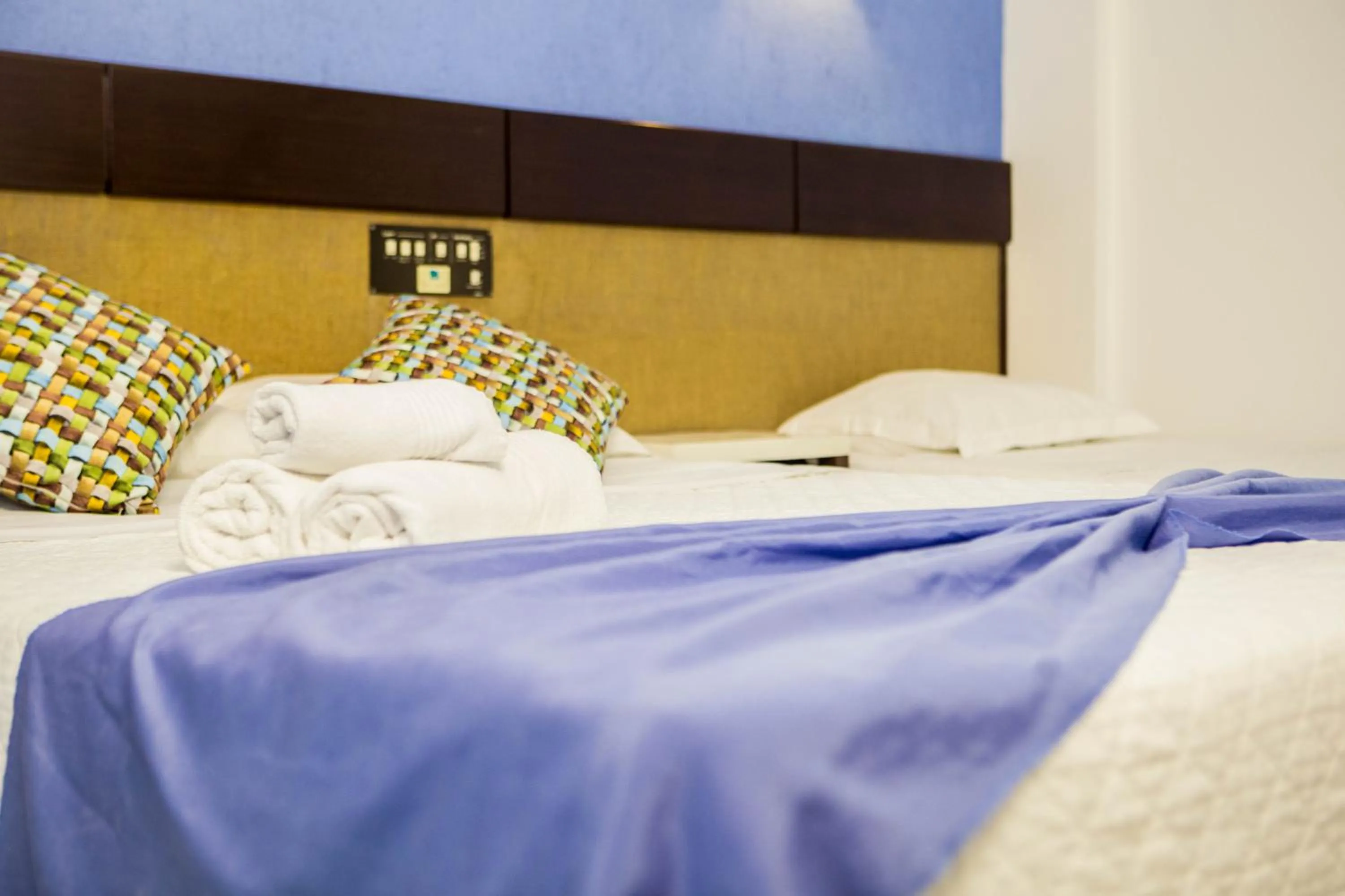 Bed in Pousada Dom Capudi