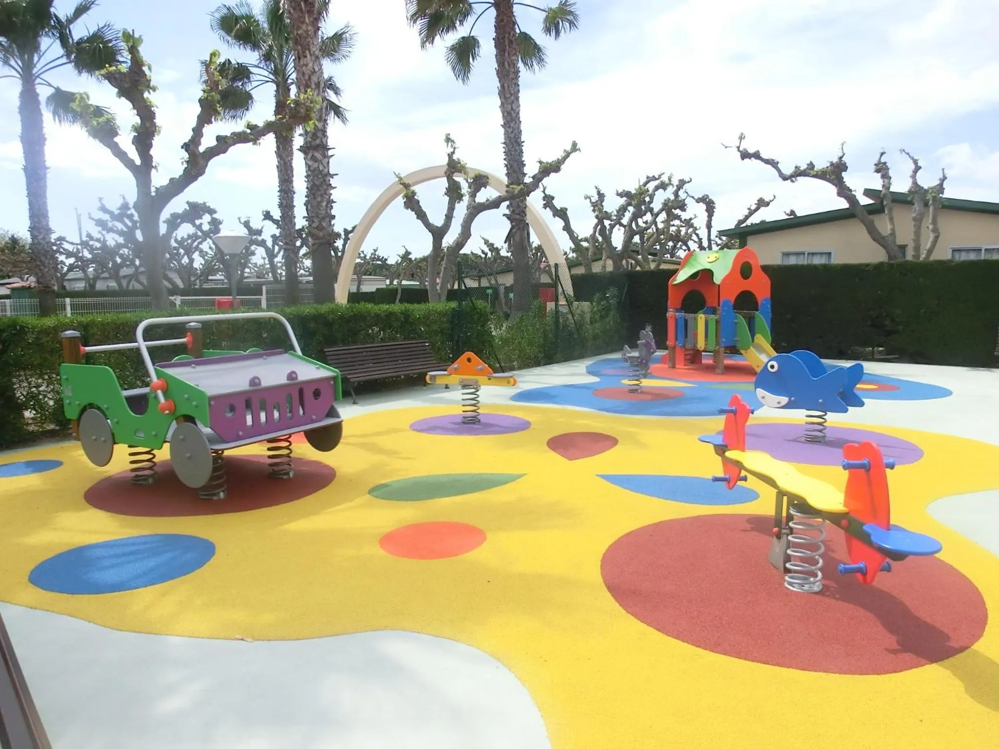 Children play ground in Camping Platja Cambrils