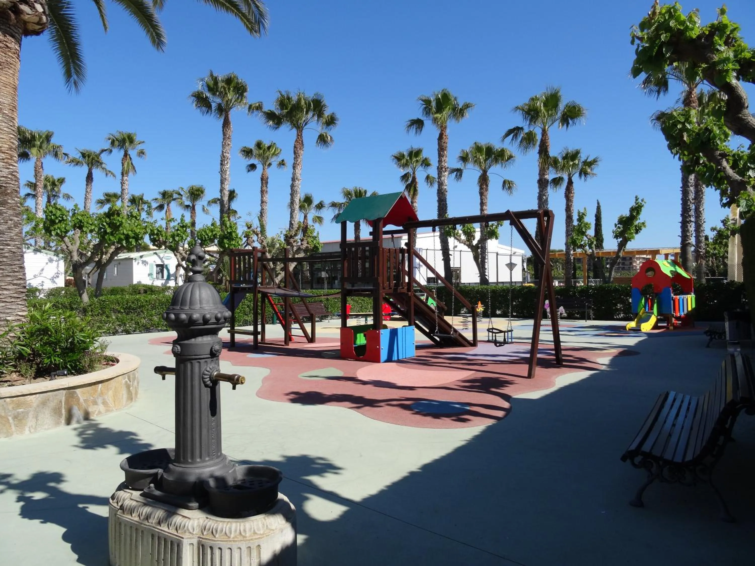 Children play ground in Camping Platja Cambrils