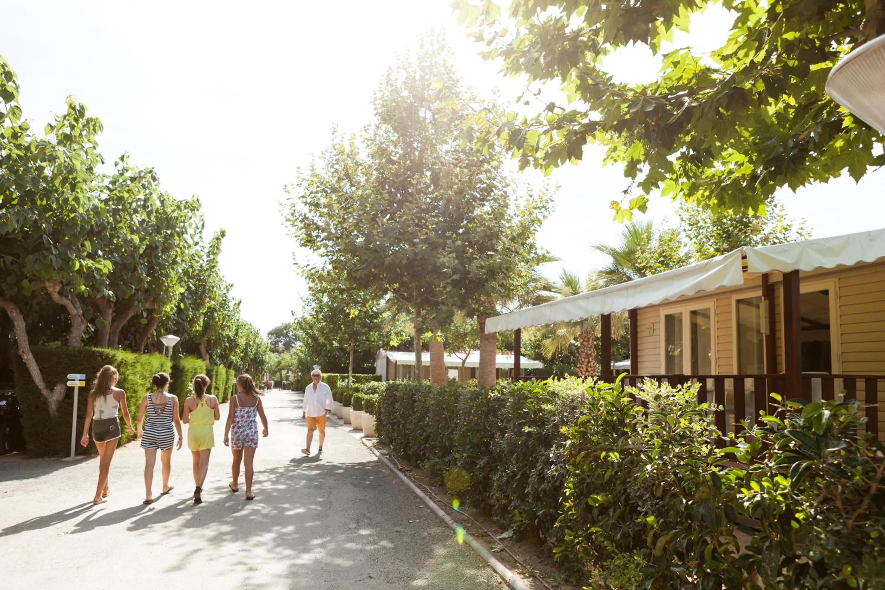 Garden view in Camping Platja Cambrils
