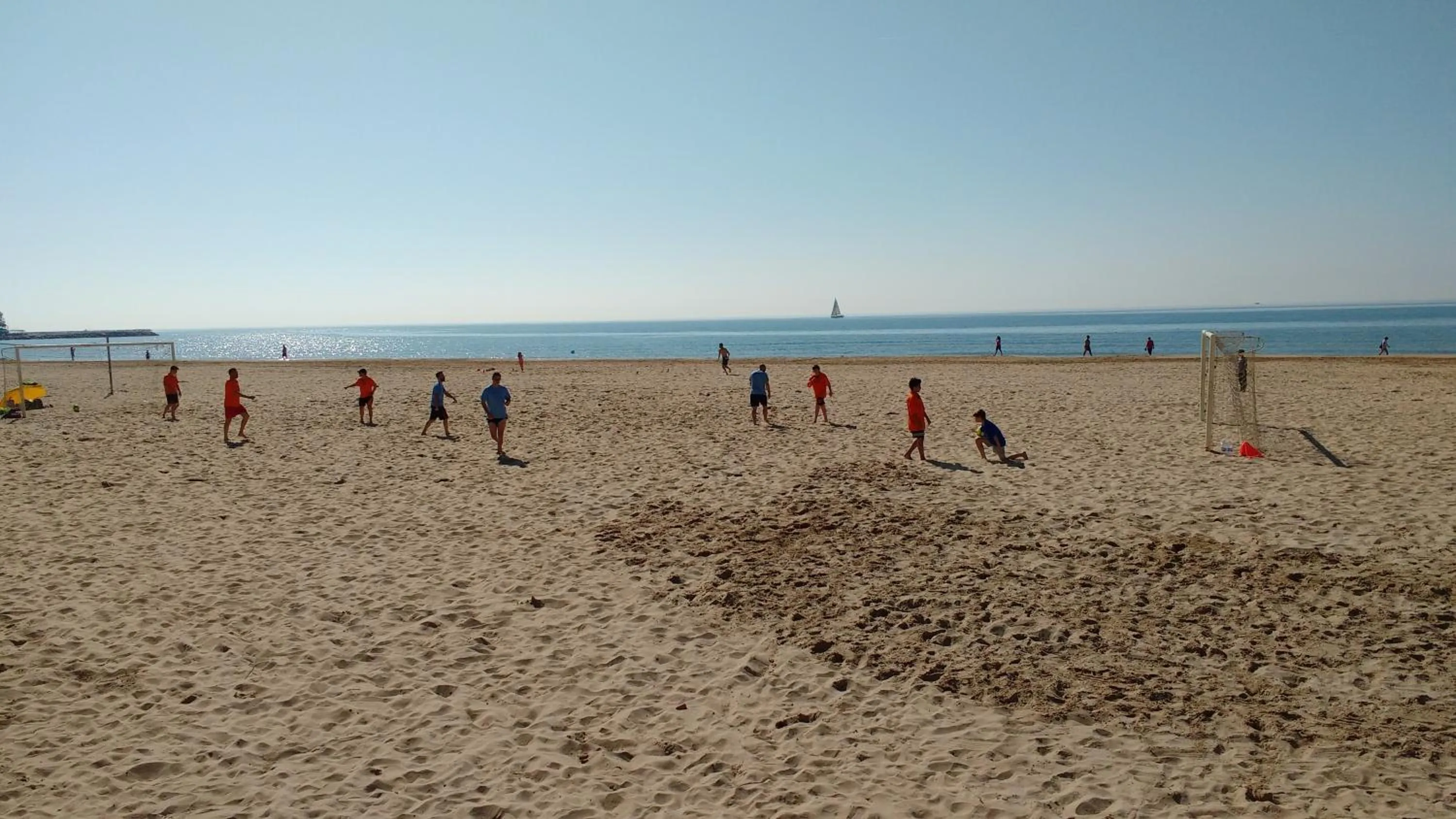 Beach in Camping Platja Cambrils