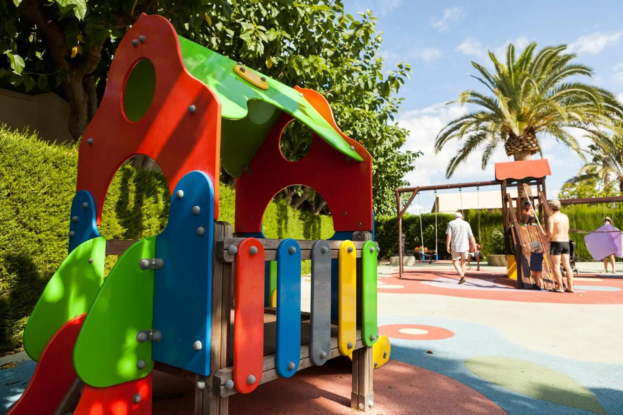 Children play ground in Camping Platja Cambrils