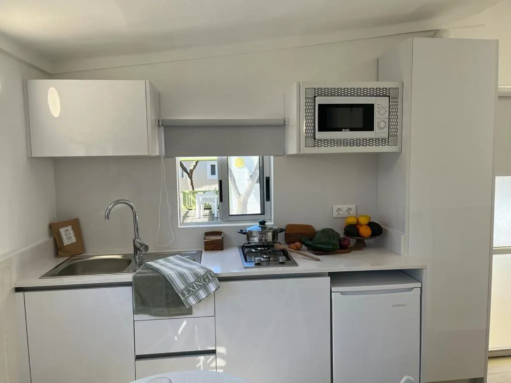Kitchen or kitchenette in Camping Platja Cambrils