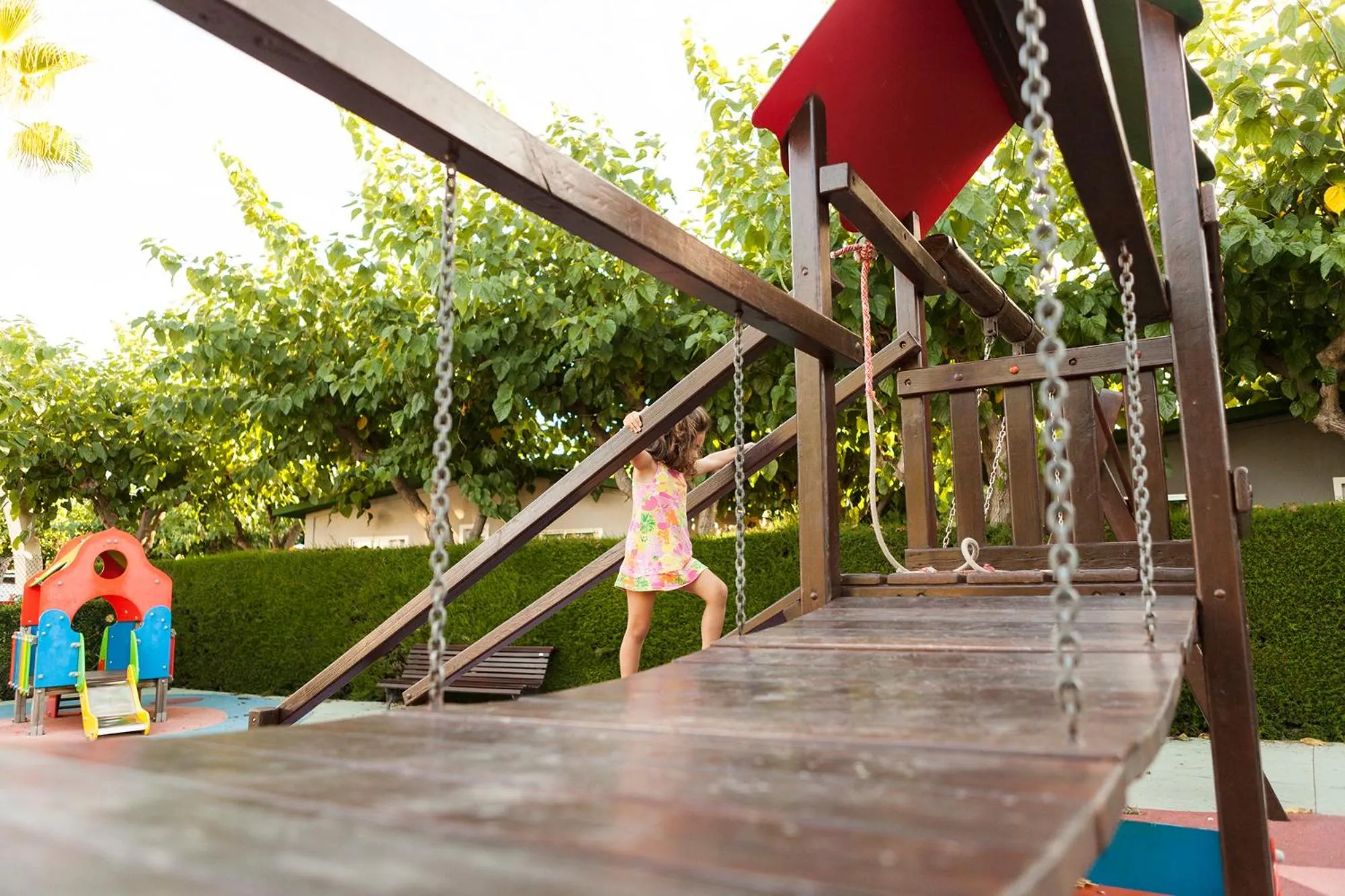 Children play ground in Camping Platja Cambrils