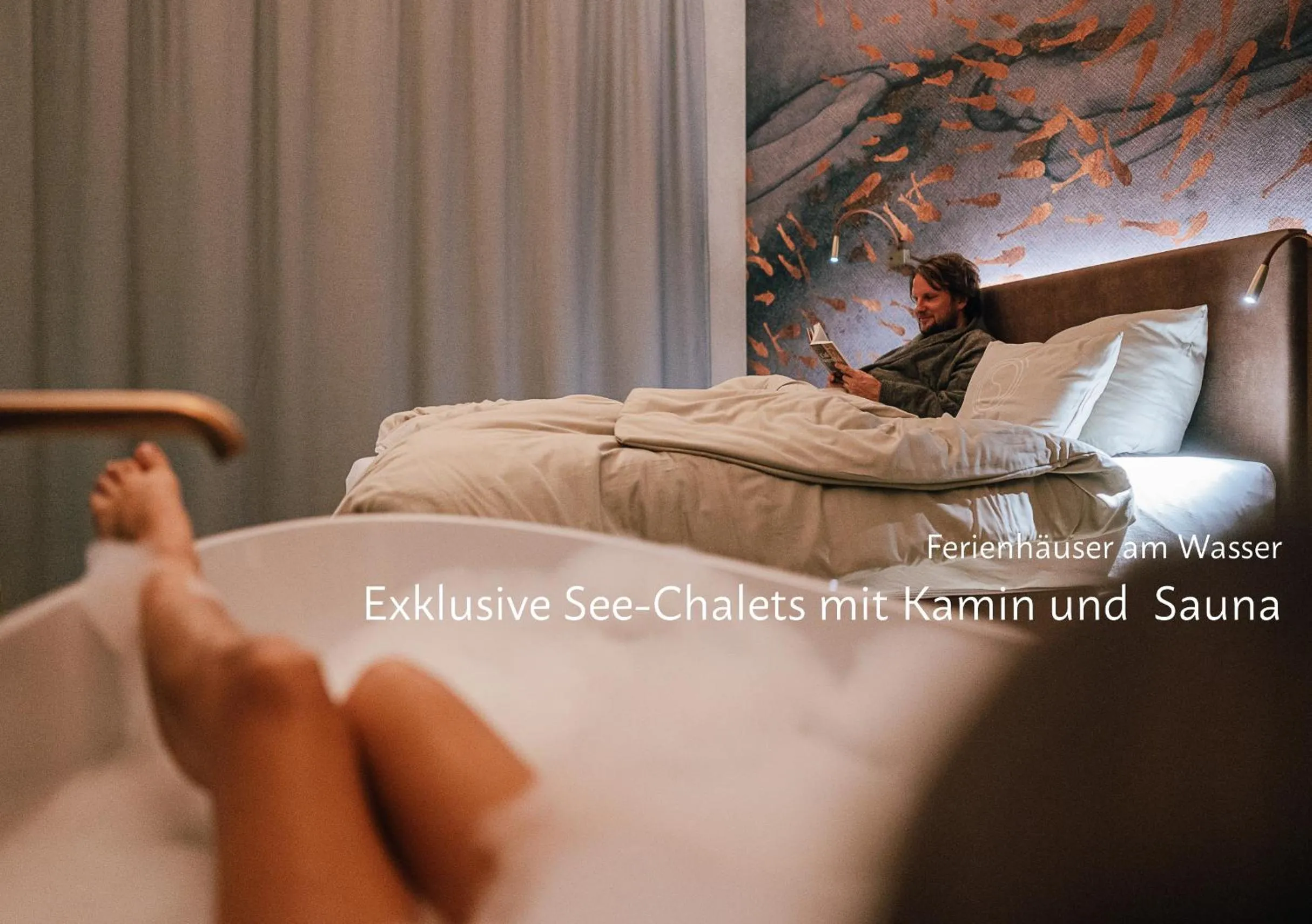 Bed in Insel der Sinne Natur-Hotel