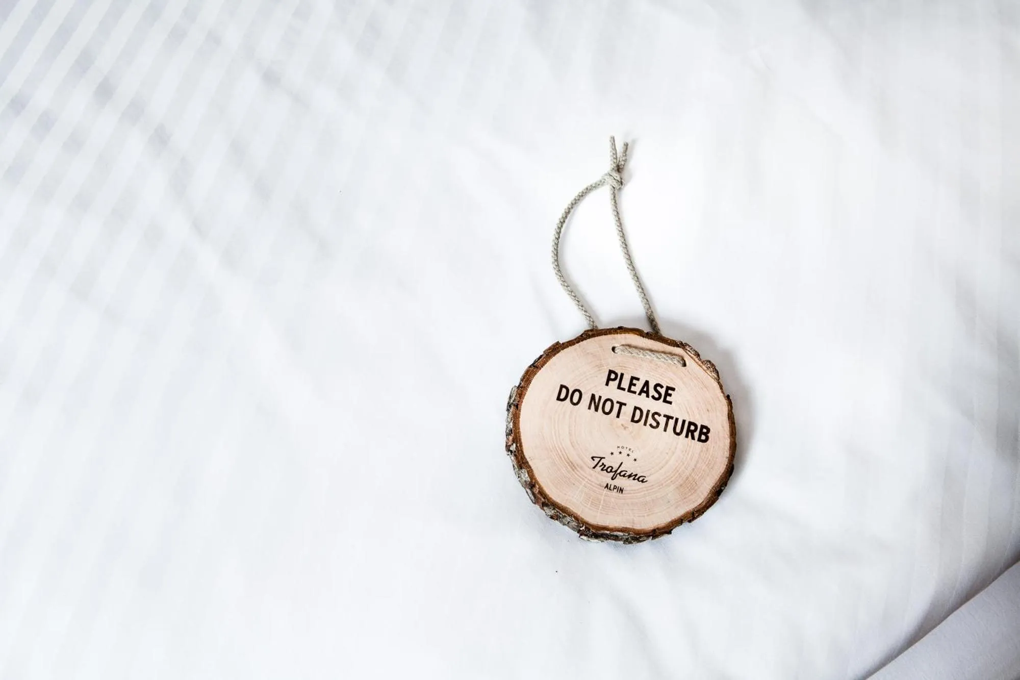 Decorative detail, Bed in Hotel Trofana Alpin
