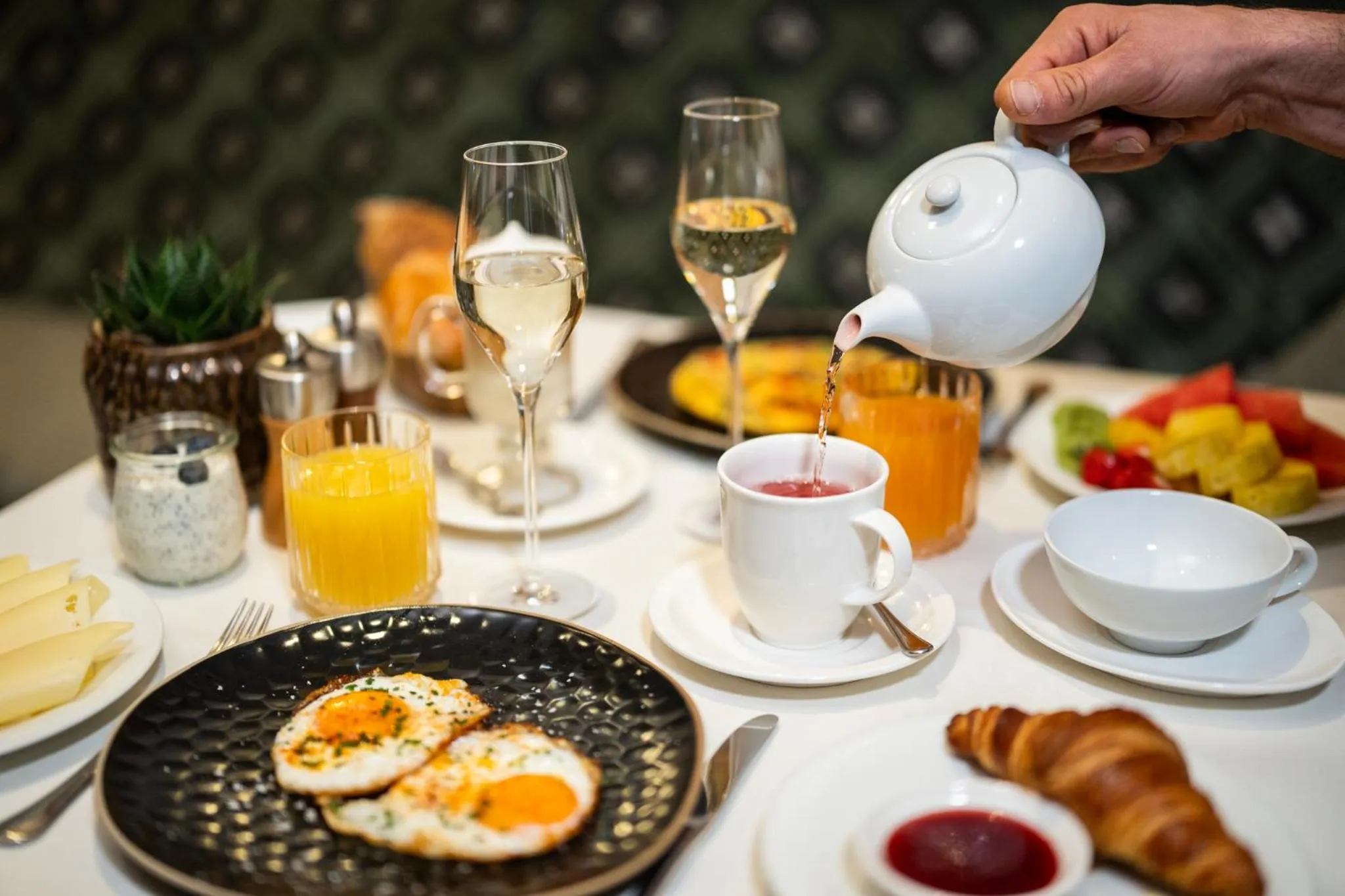 Breakfast in Hotel Trofana Alpin
