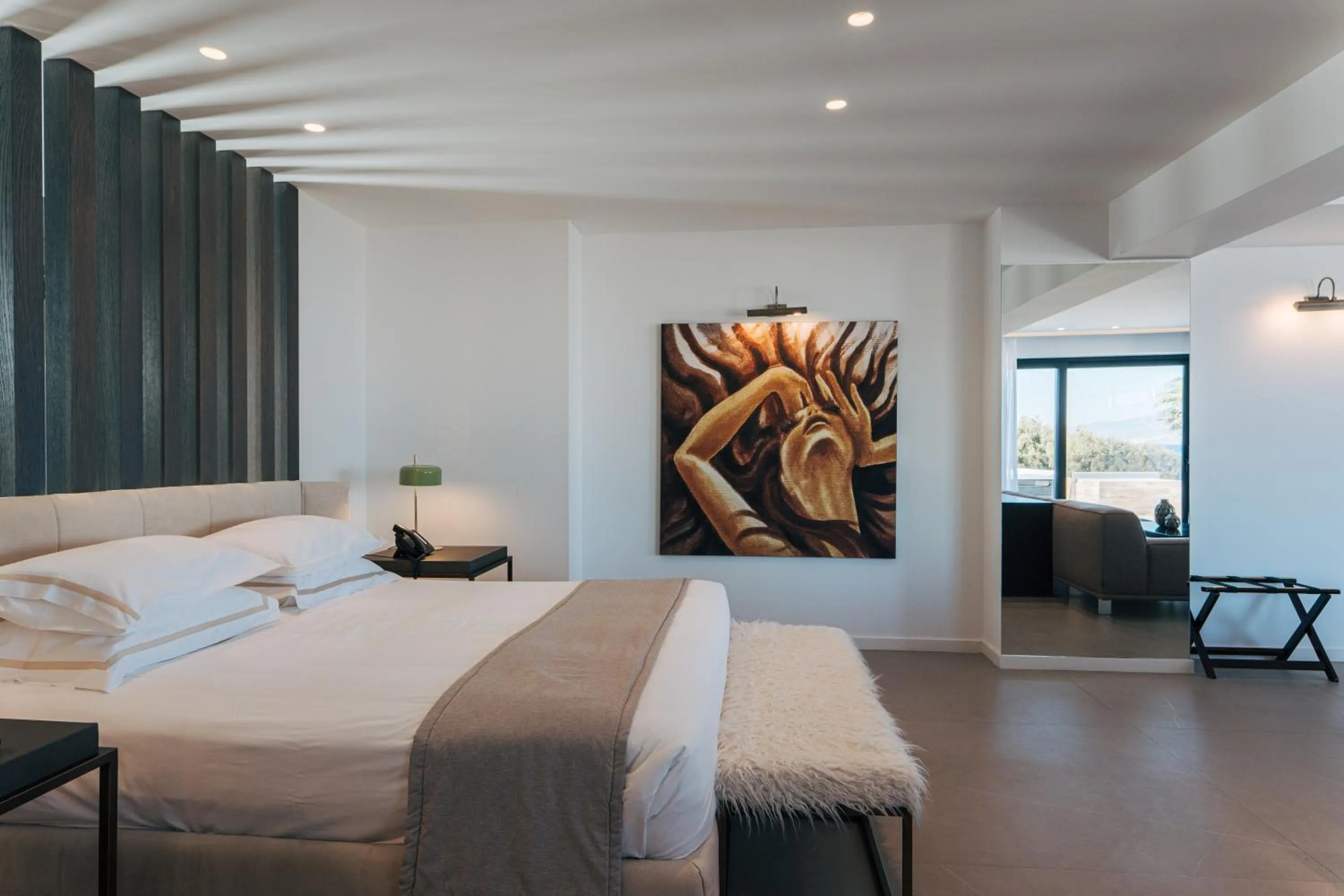 Bed in Lango Design Hotel & Spa, Adults Only