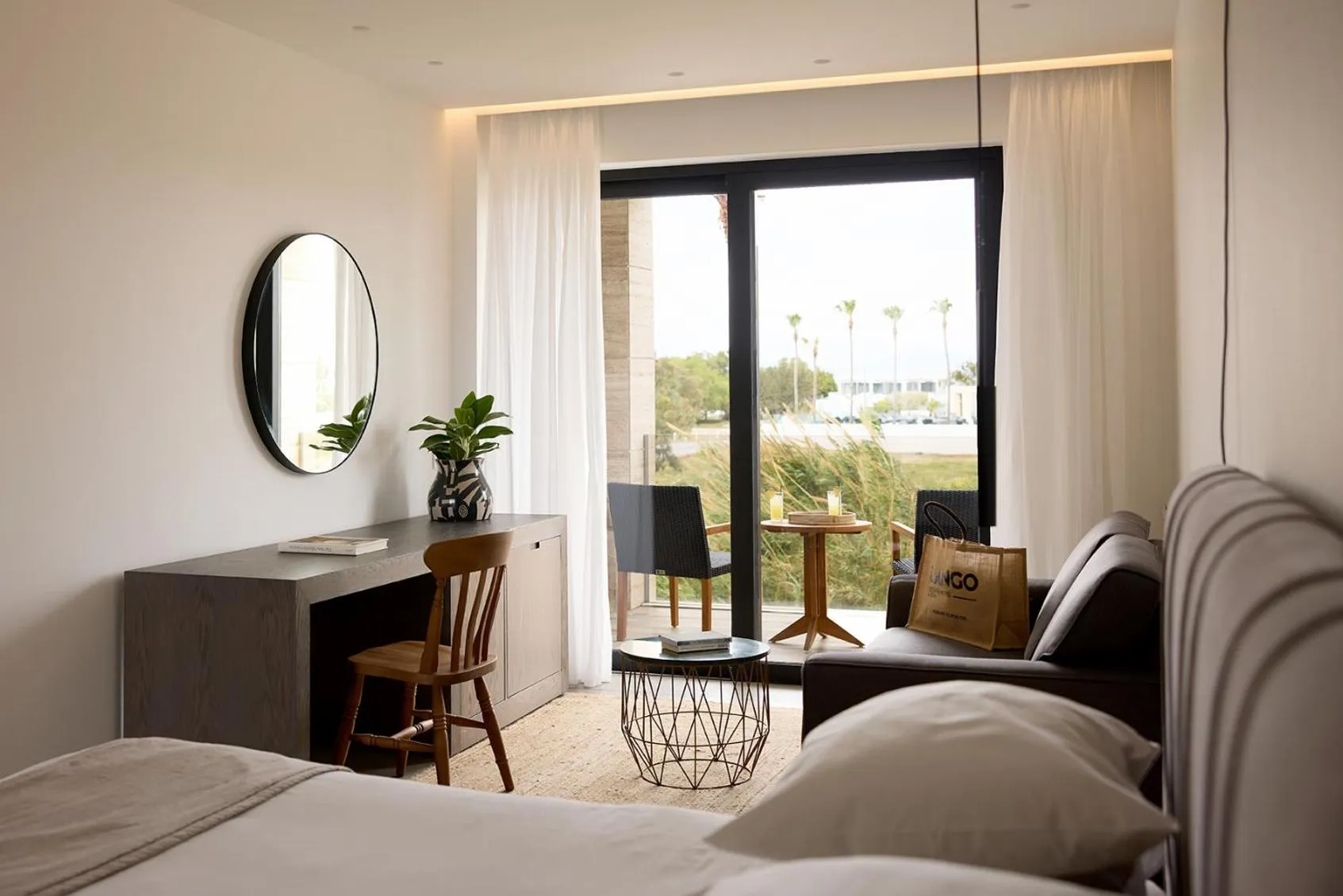 View (from property/room), Bed in Lango Design Hotel & Spa, Adults Only