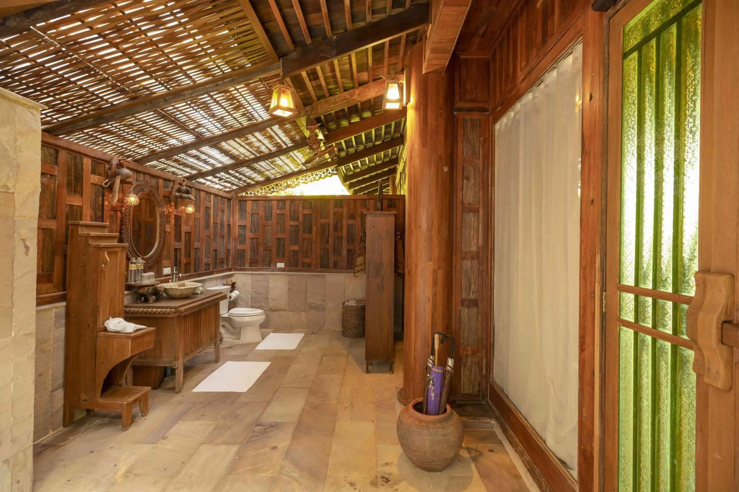 Shower in Santhiya Koh Phangan Resort and Spa