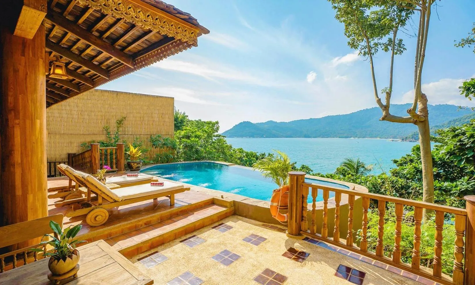 Sea view in Santhiya Koh Phangan Resort and Spa