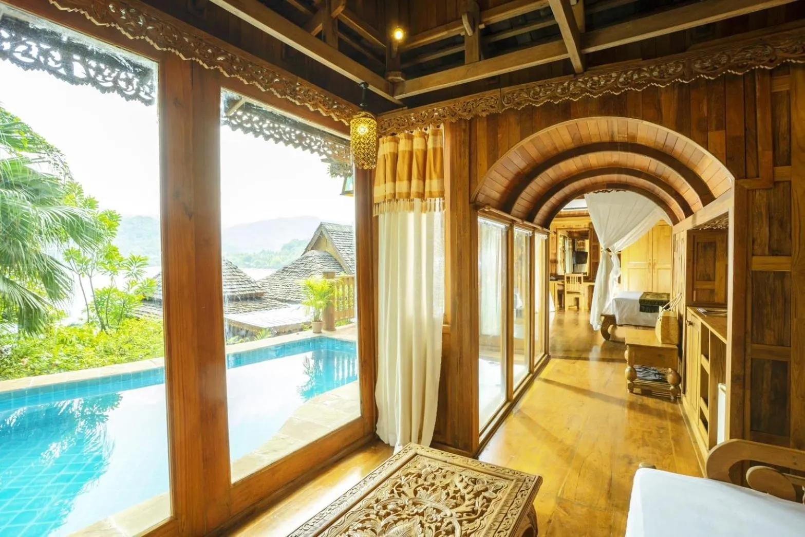 Pool view in Santhiya Koh Phangan Resort and Spa