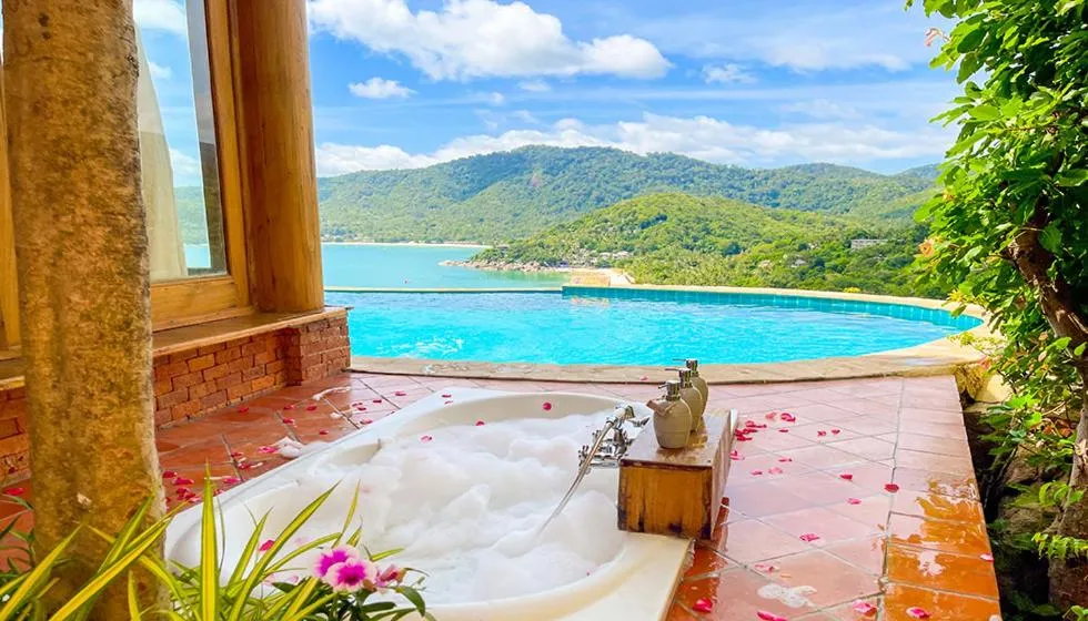 Sea view in Santhiya Koh Phangan Resort and Spa