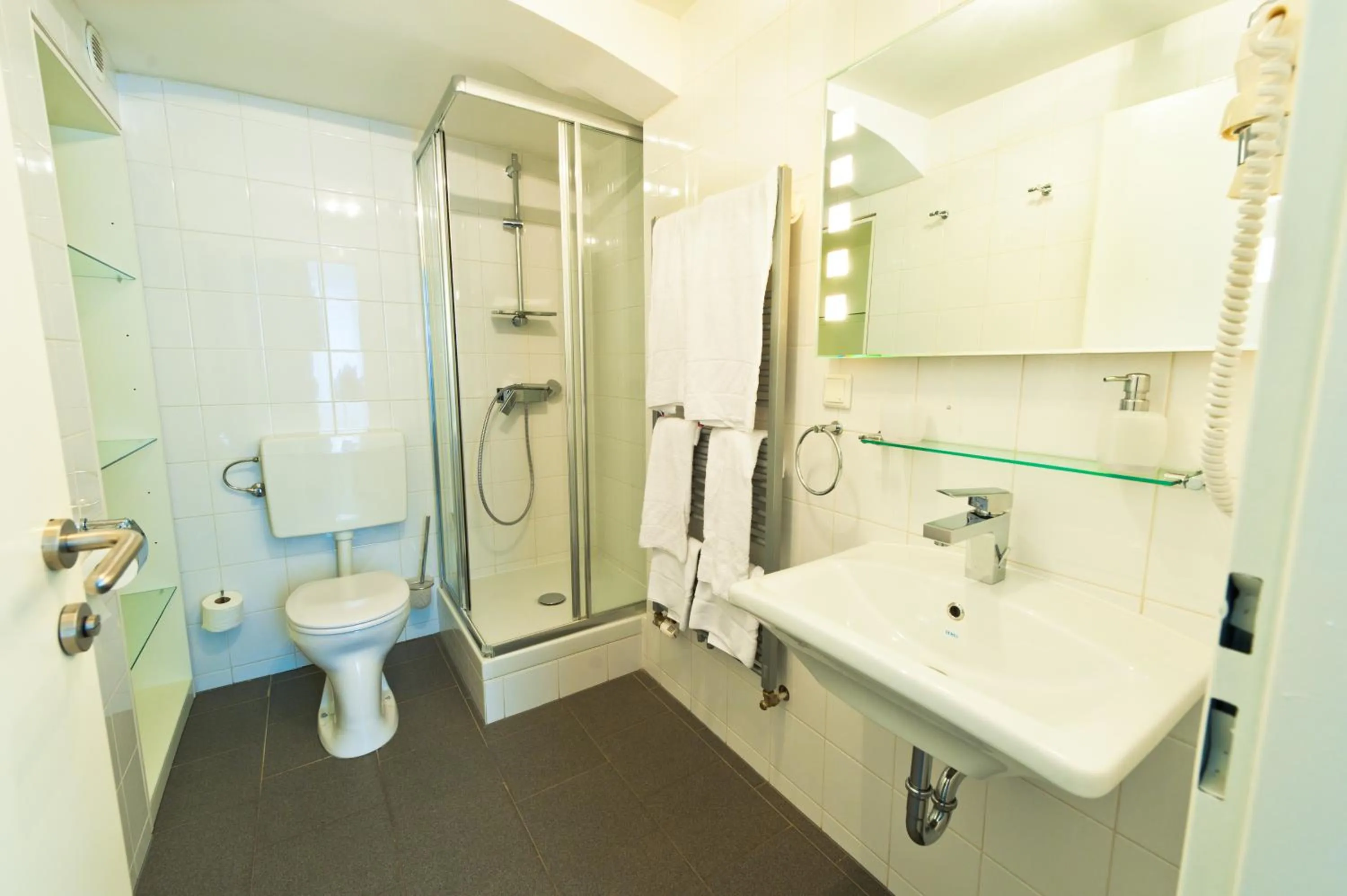 Bathroom in VOX Design Hotel