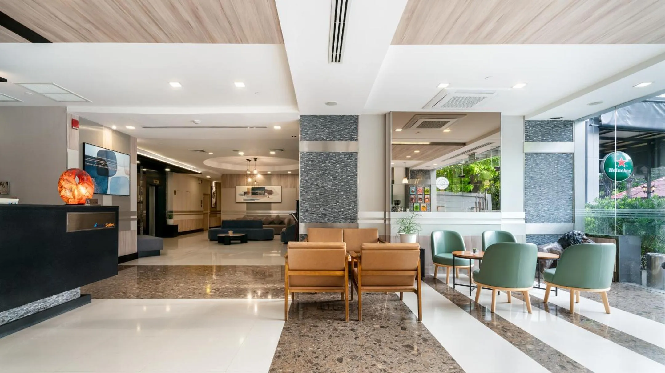 Lobby or reception in Adelphi Suites Bangkok
