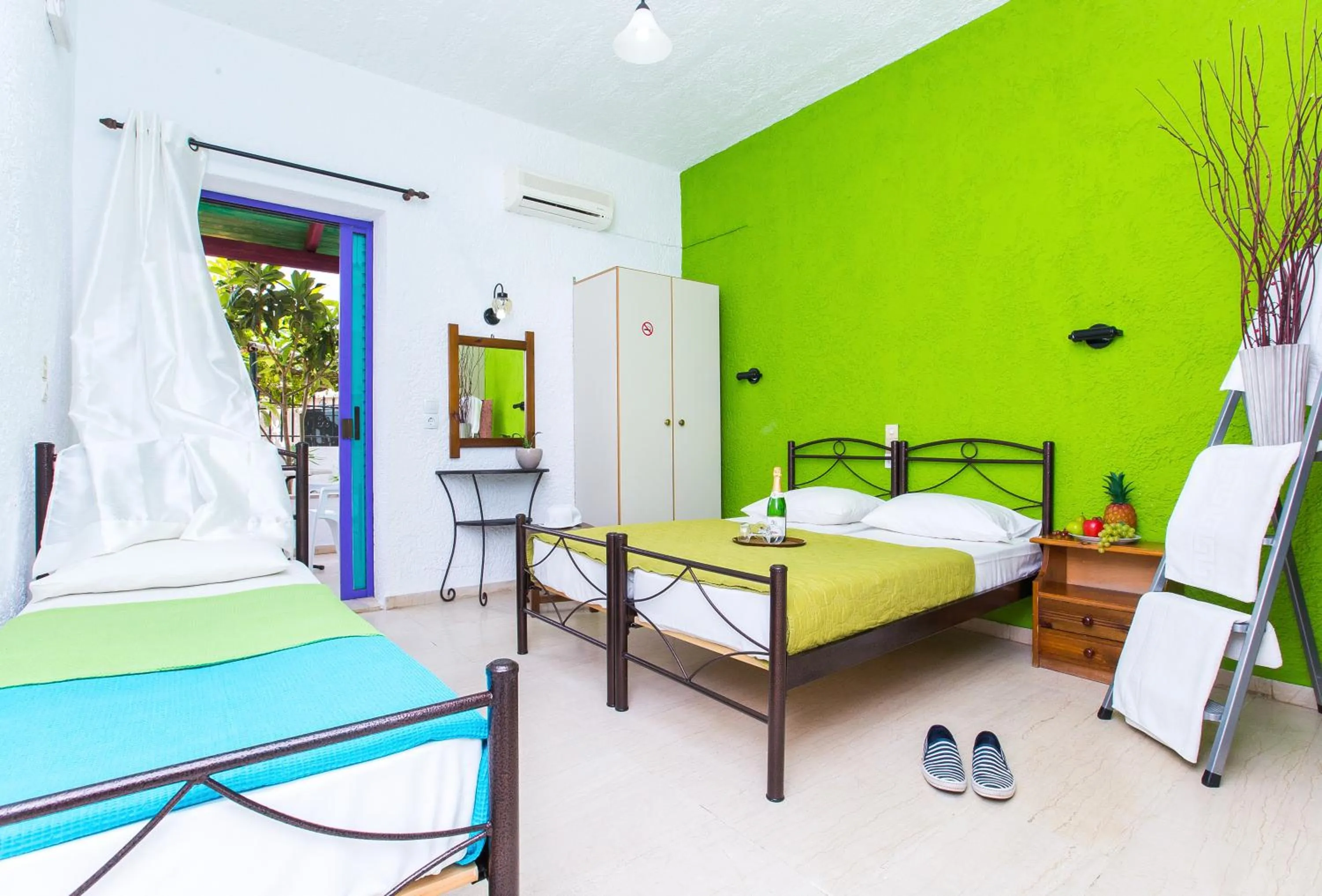 Bedroom, Bed in Litsa Studios