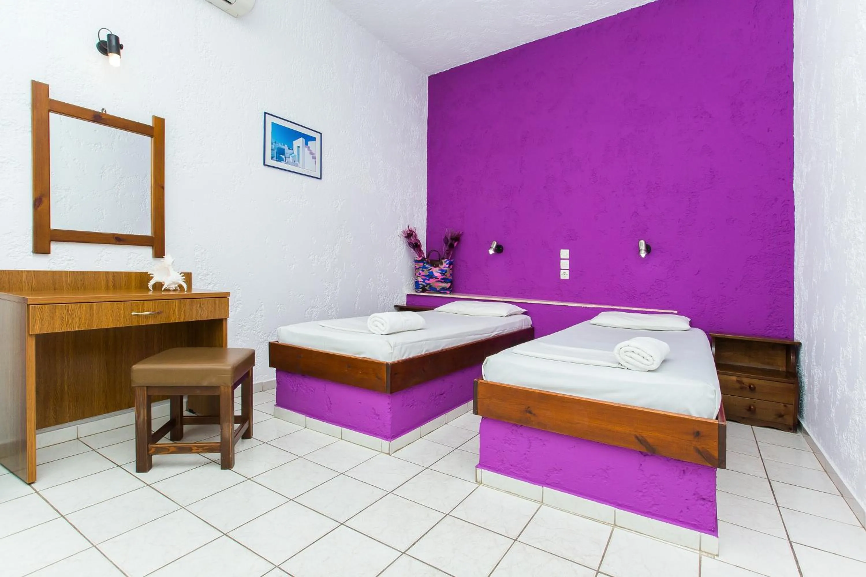 Bedroom, Bed in Litsa Studios