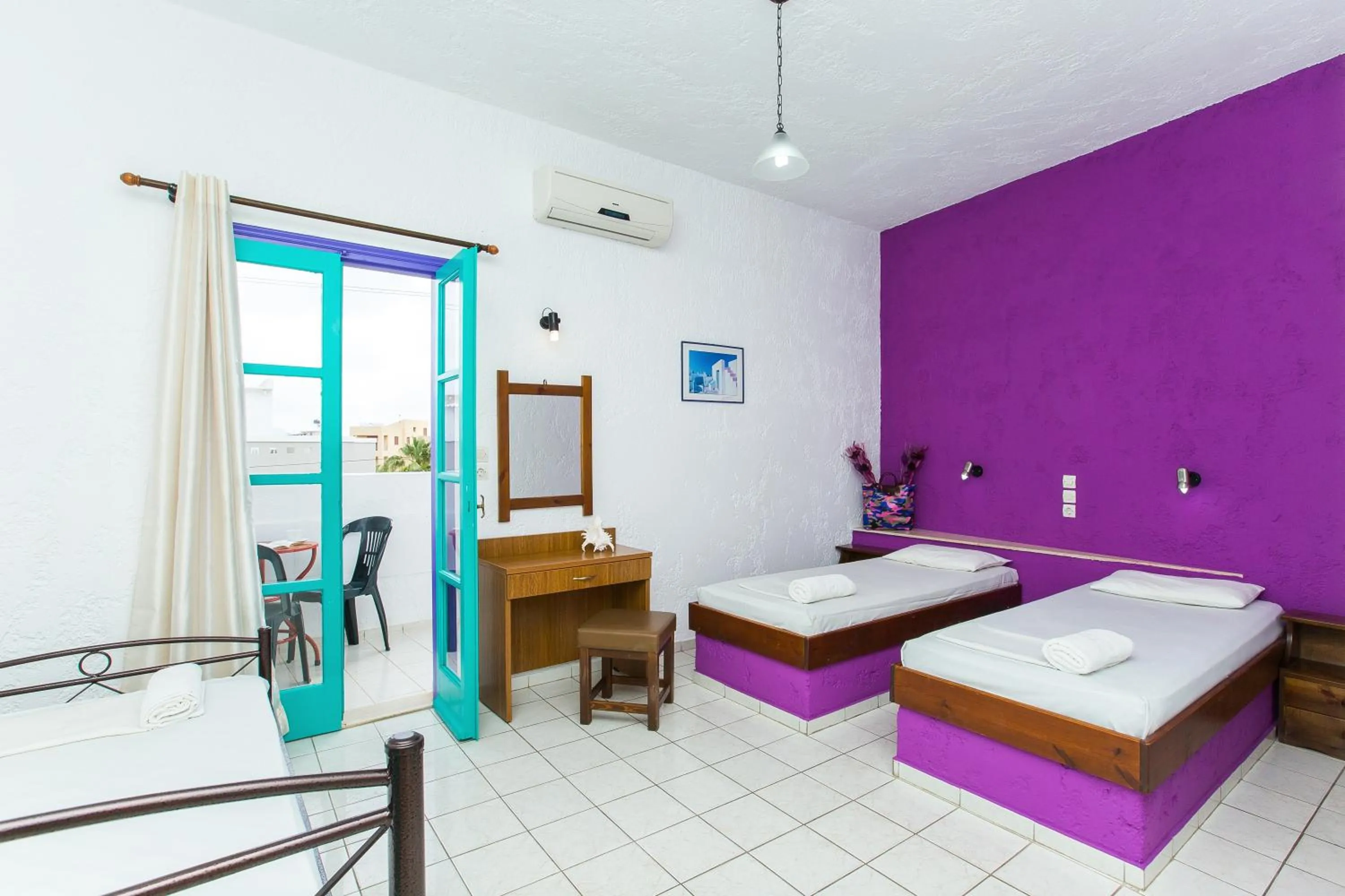 Bedroom, Bed in Litsa Studios