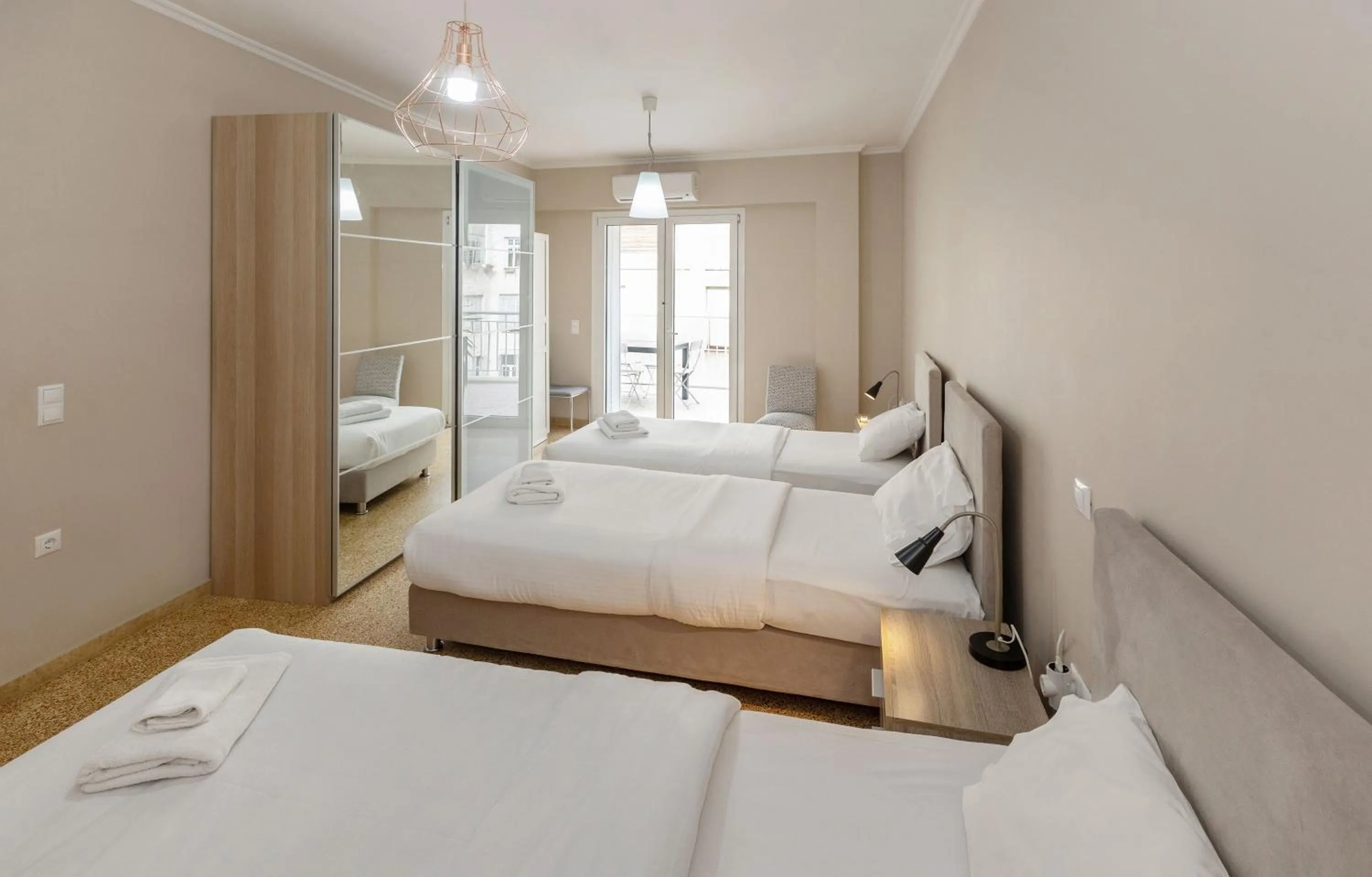 Bed in Leonidas Loft in the heart of Athens by GHH