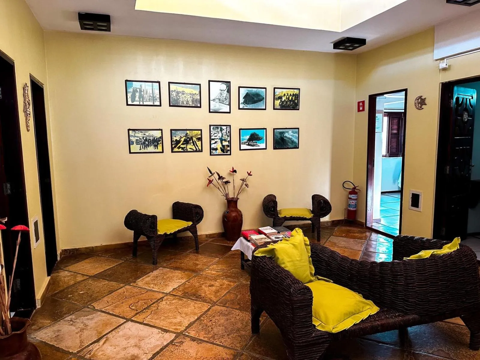 Seating area in Pousada Alternativa