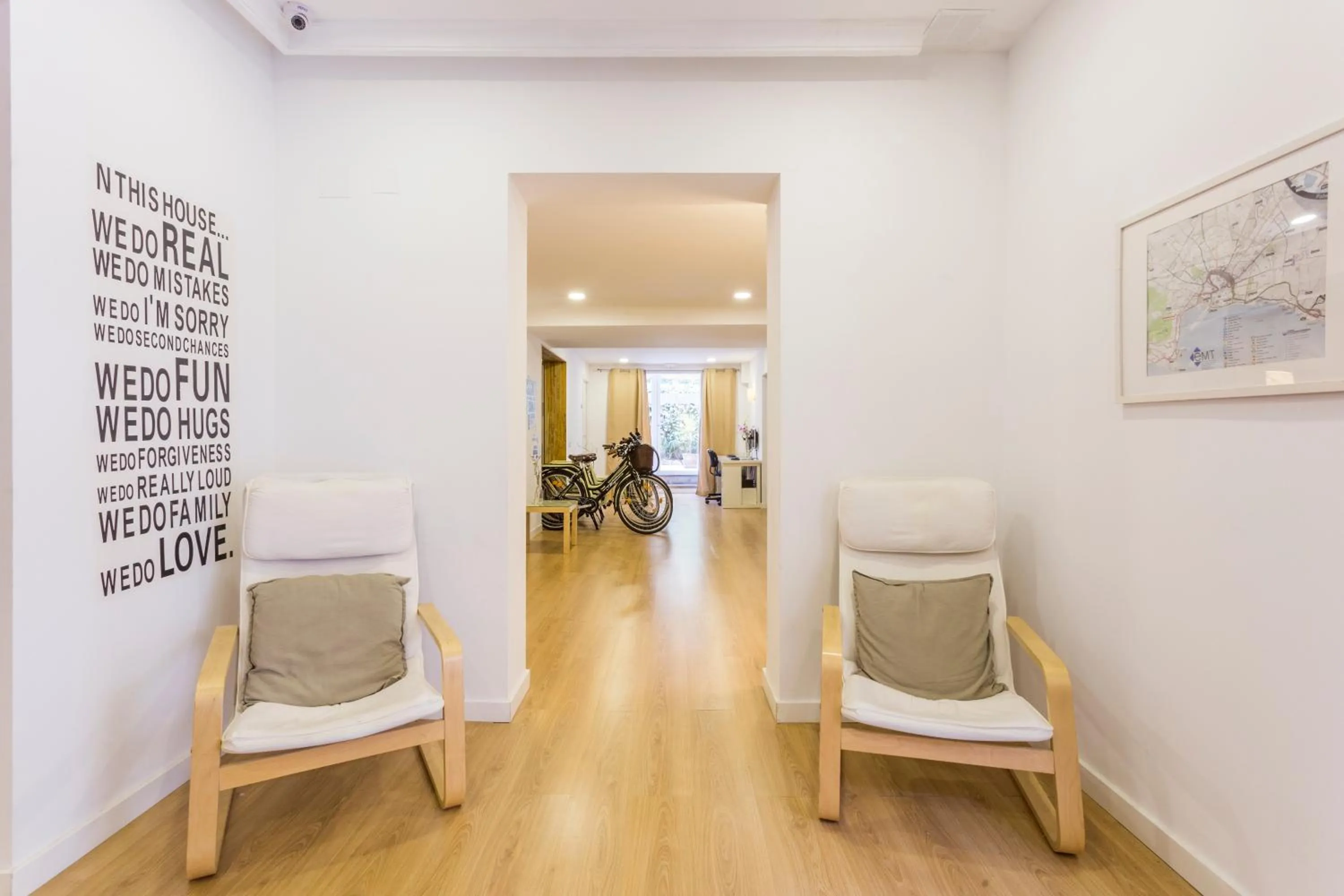 Lobby or reception in Hostal Bonany