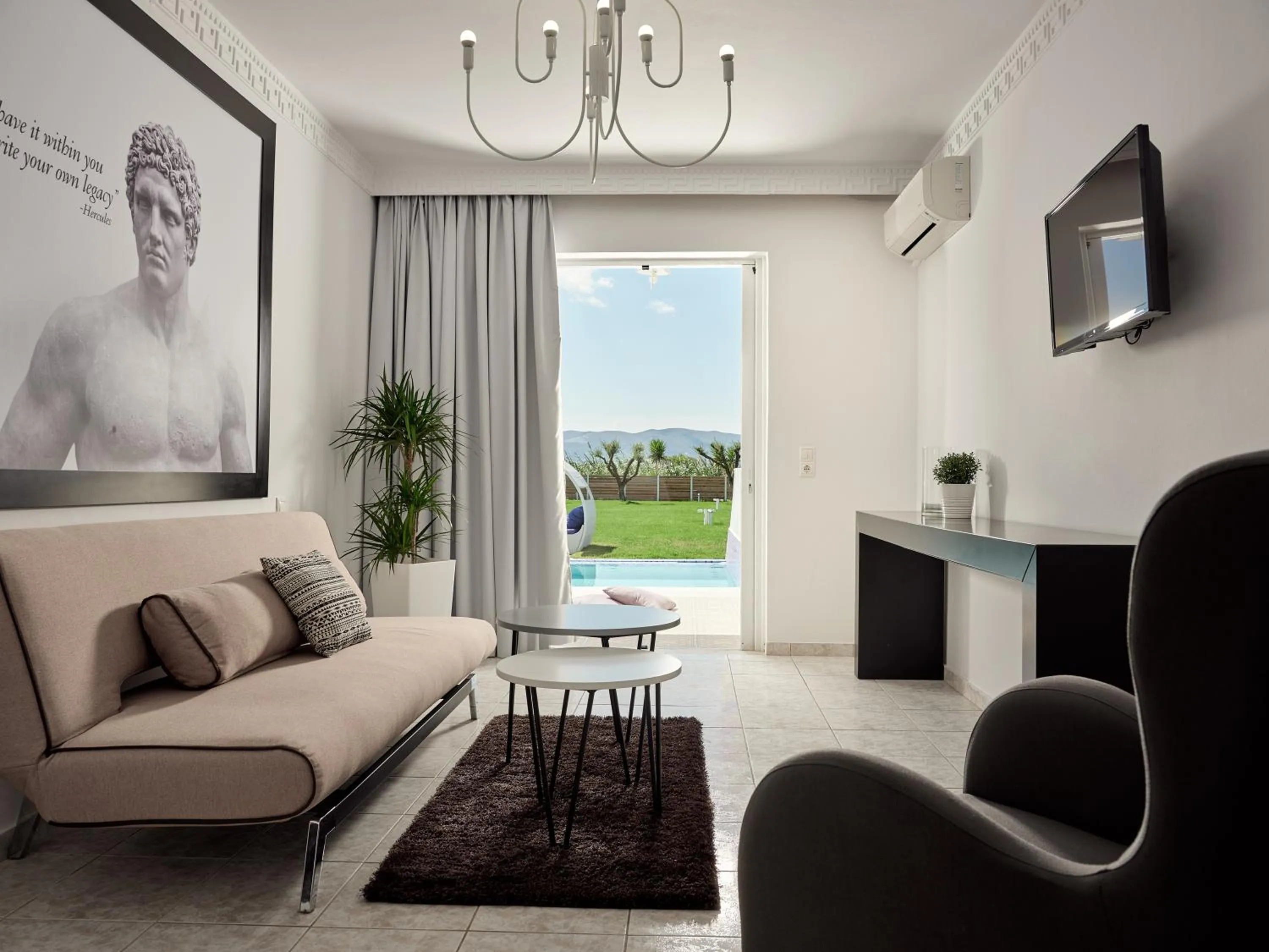 TV and multimedia in Meandros Boutique & Spa Hotel - Adults Only