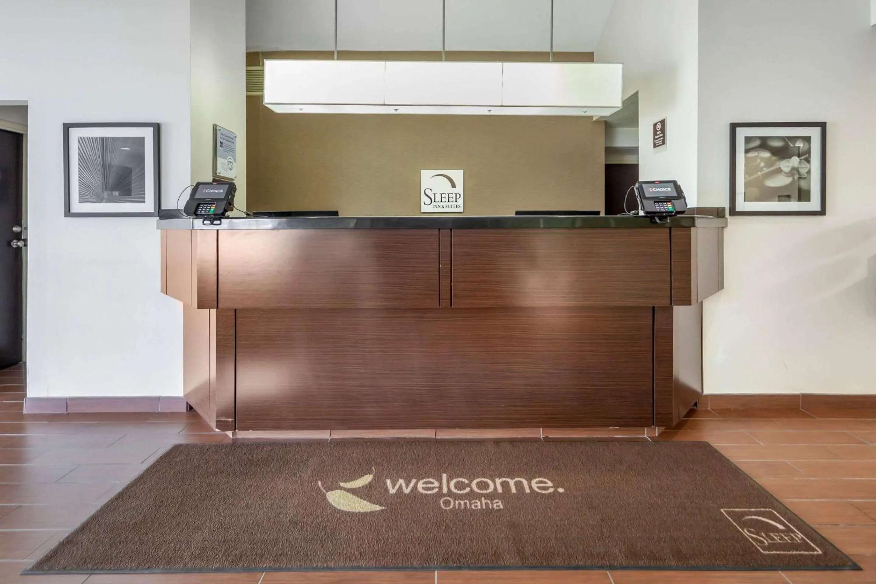 Lobby or reception in Sleep Inn & Suites Omaha Airport