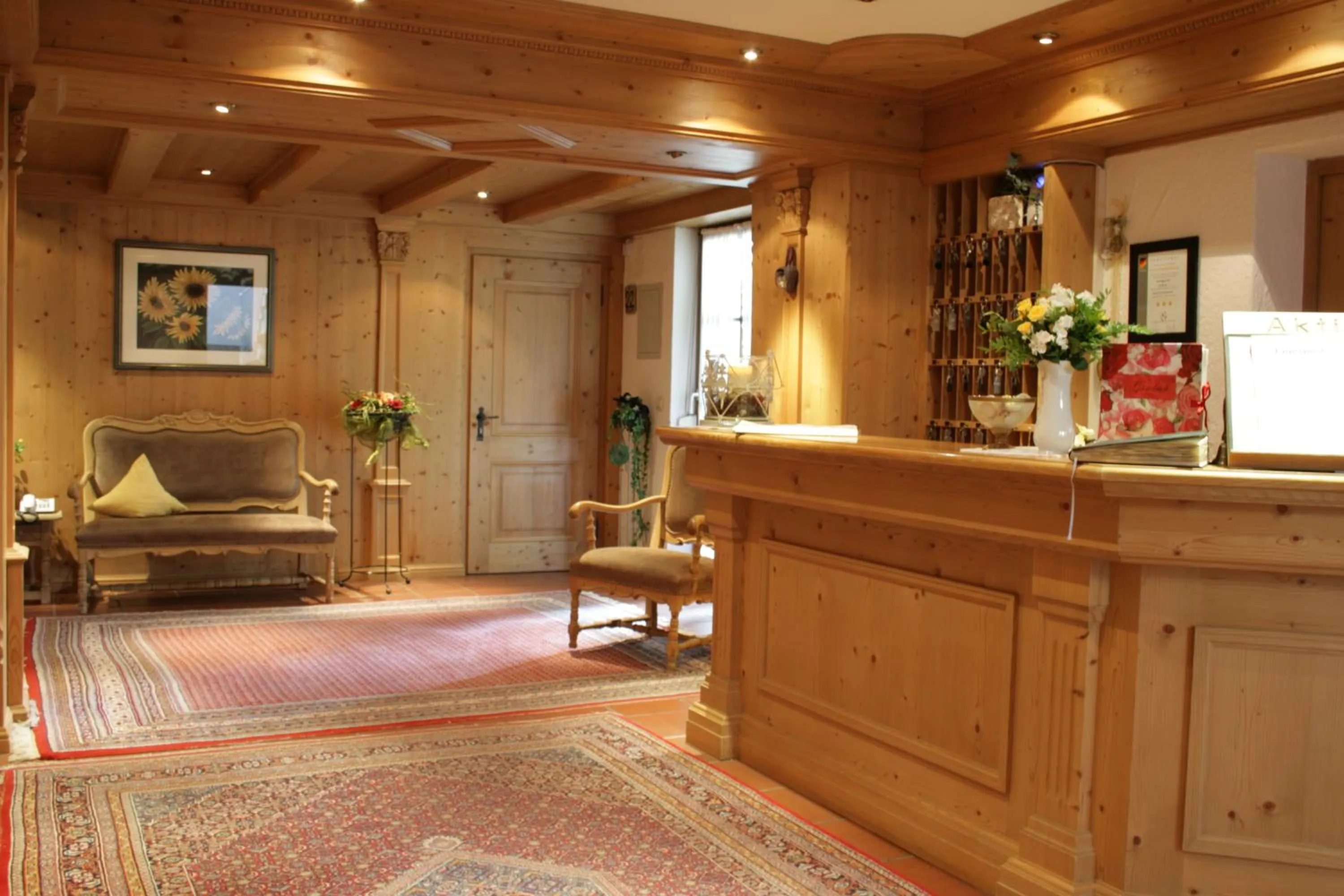 Lobby or reception, Lobby/Reception in Hotel Allgäuer Hof