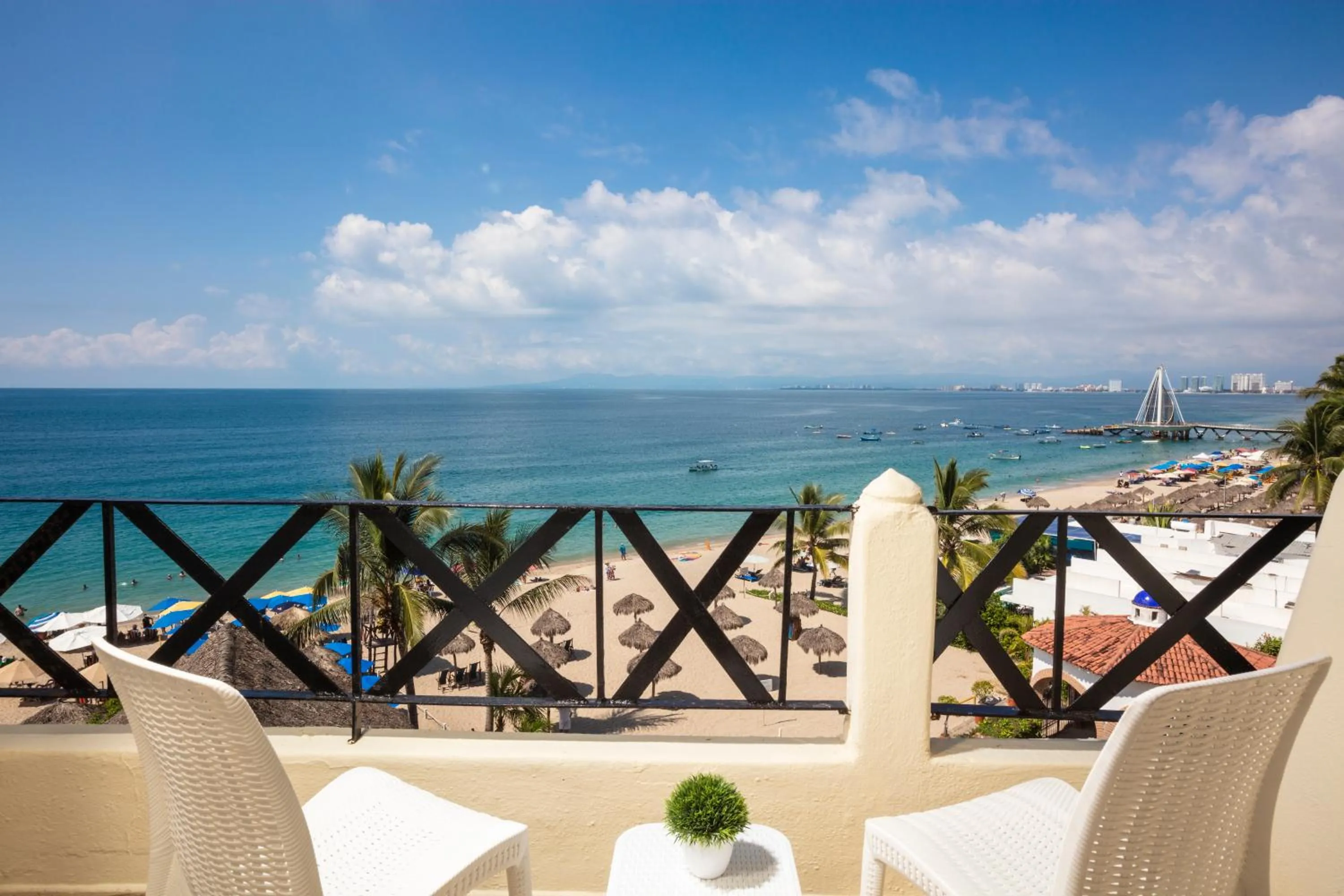 Balcony/Terrace in Blue Chairs Beachfront Resort Puerto Vallarta - Adults Only
