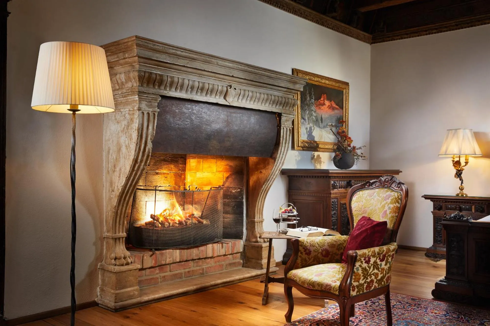 Living room in Hotel Schloss Mittersill