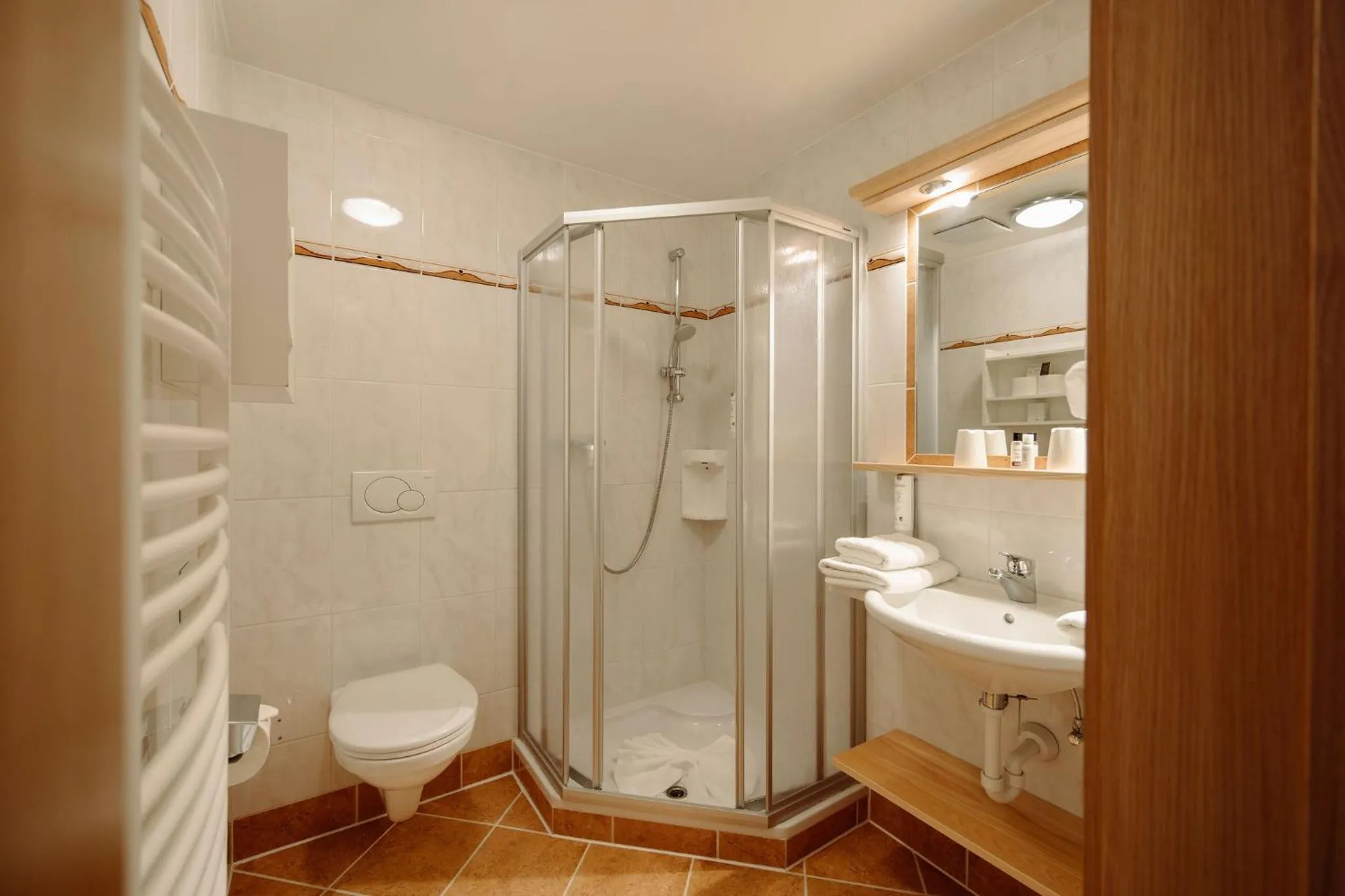 Bathroom in Hotel Waldfrieden