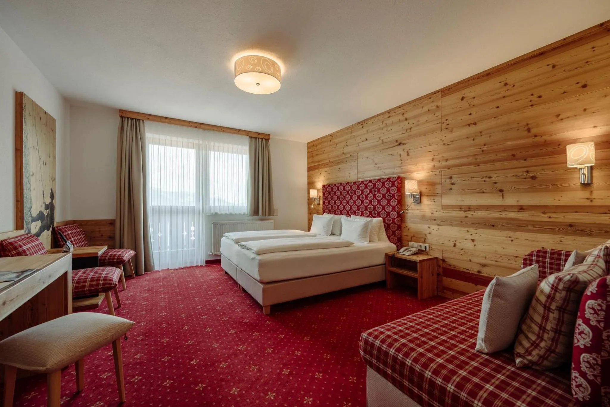 Bed in Hotel Waldfrieden