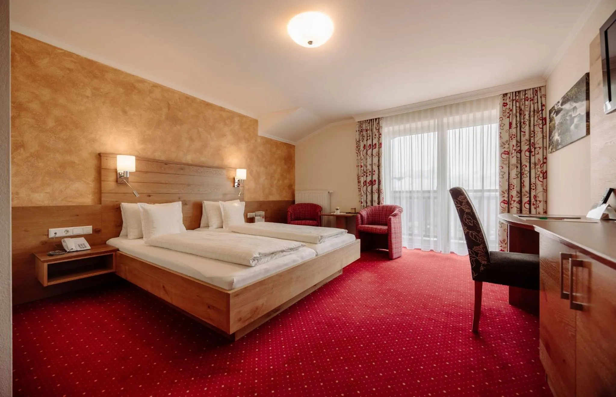 Bed in Hotel Waldfrieden