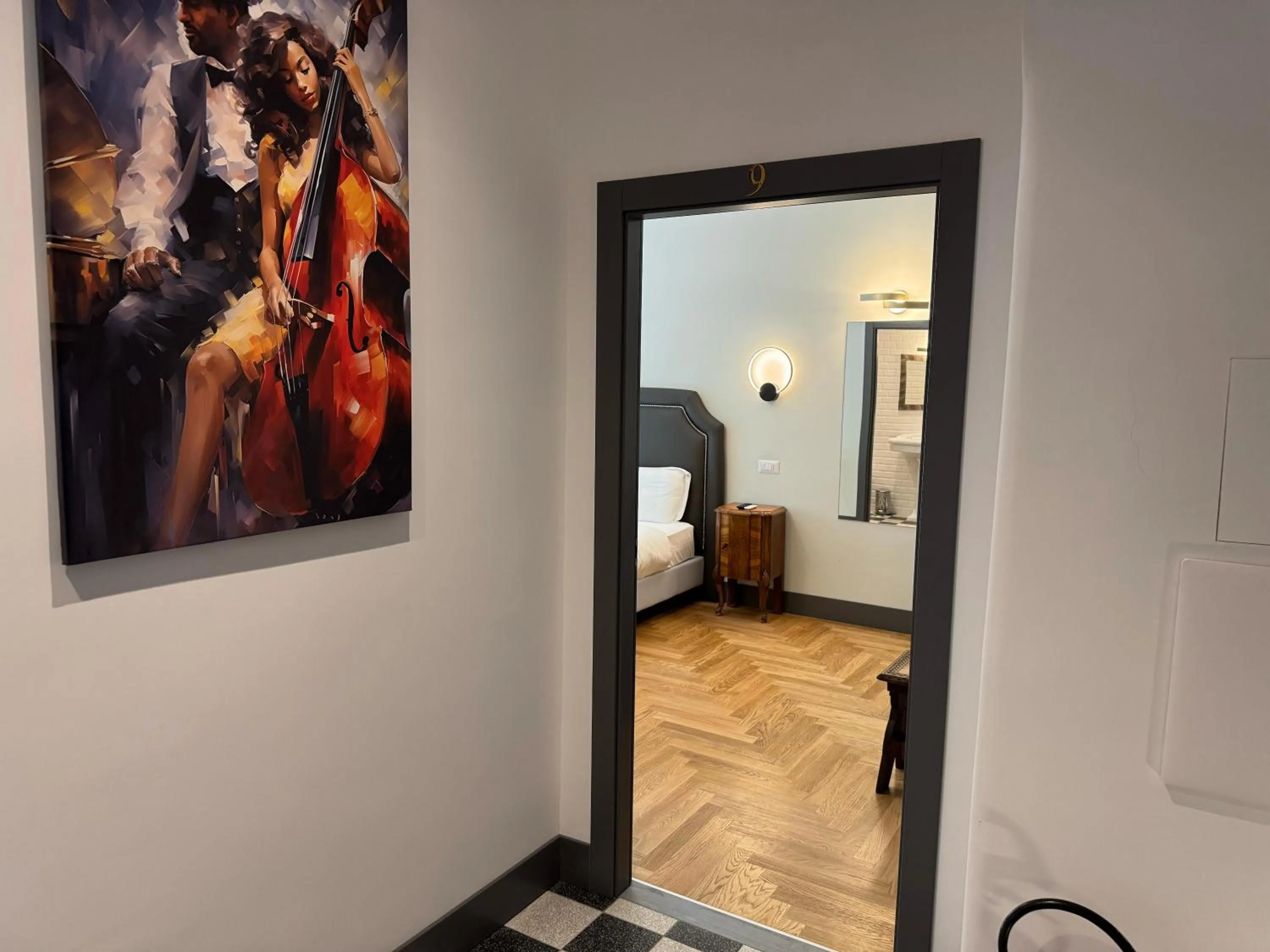 Decorative detail in Santa Monica Townhouse