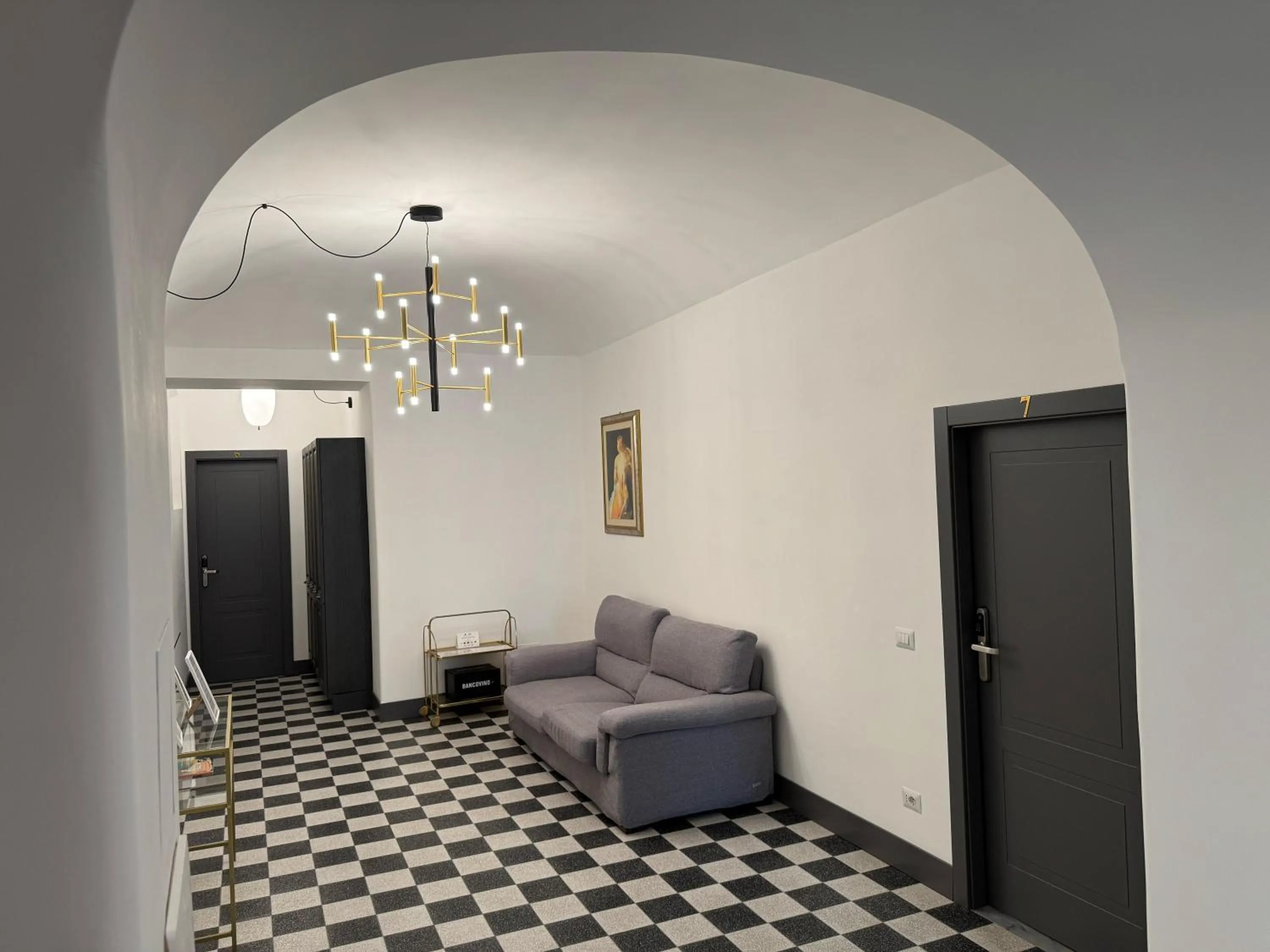 Seating area in Santa Monica Townhouse